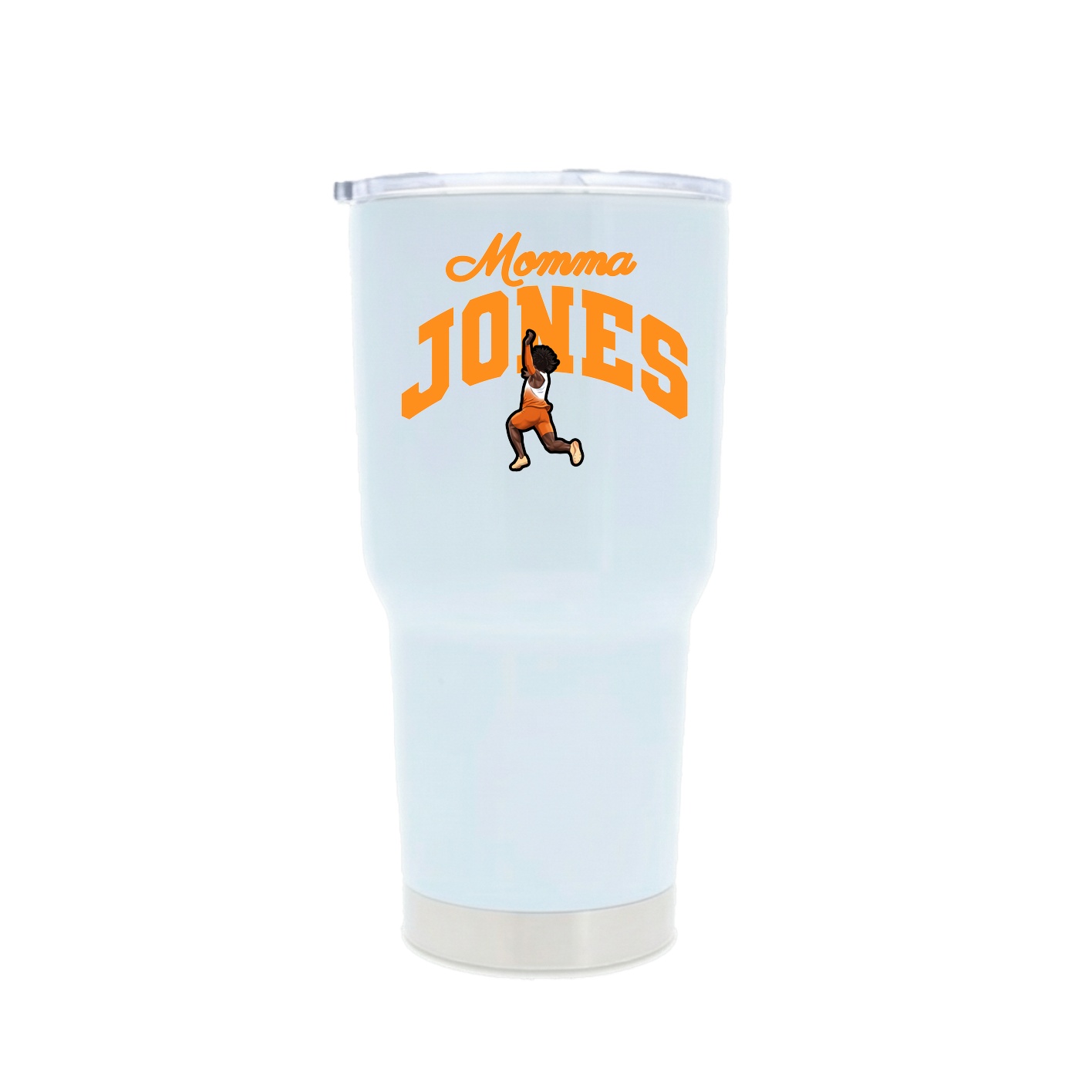 30oz Stainless Steel Tumbler — Mothers Day Arch in White
