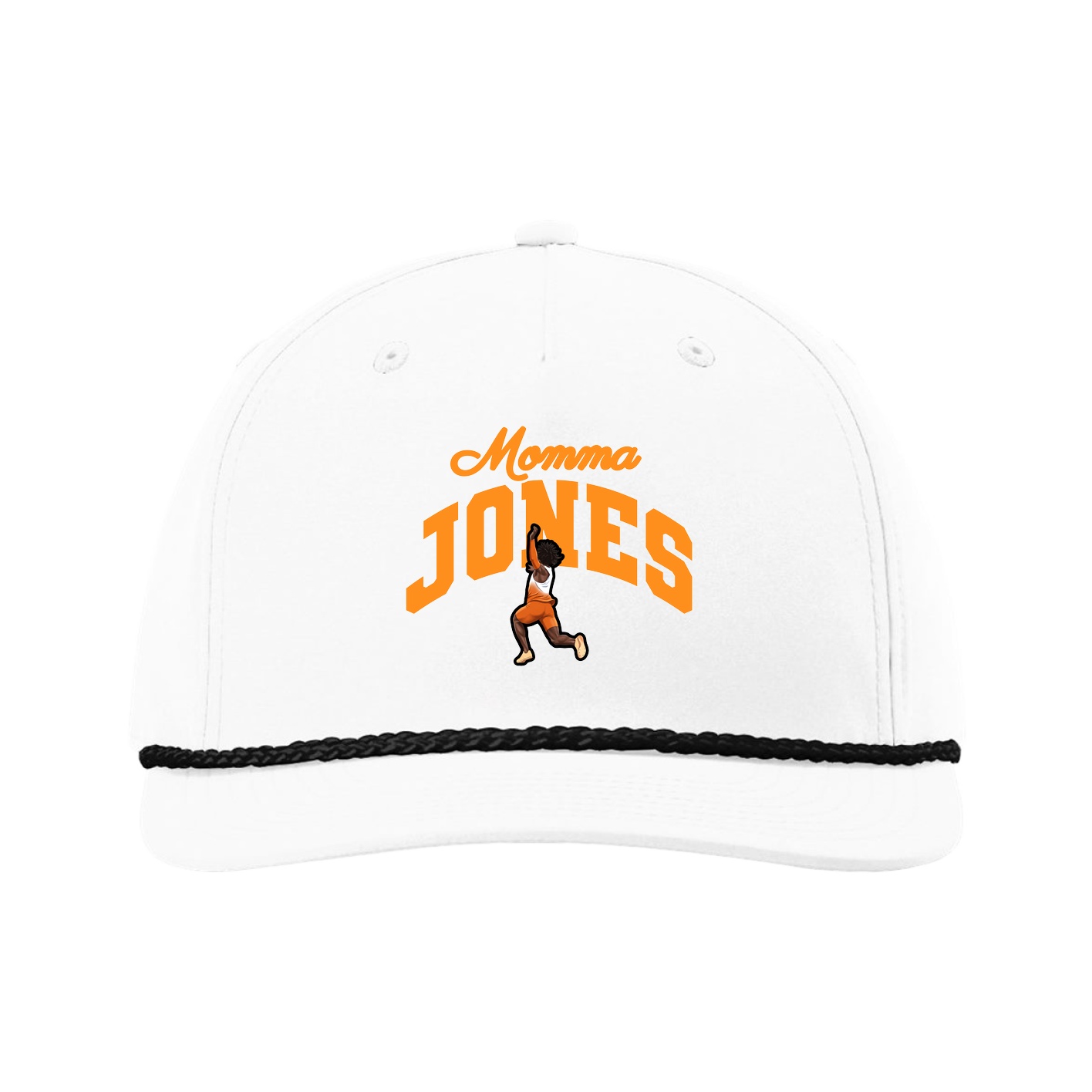 Five-Panel Classic Rope Cap — Mothers Day Arch in White