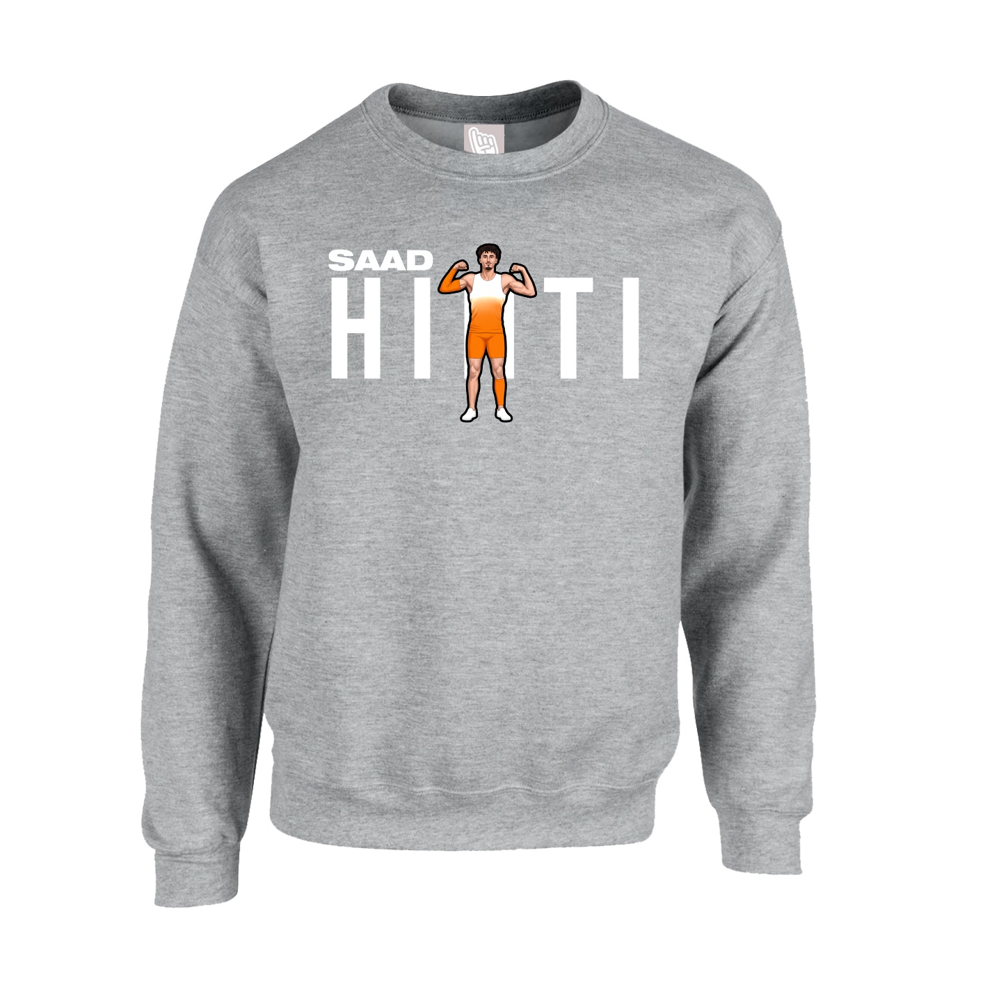 Fleece Crew — Player Name in Grey