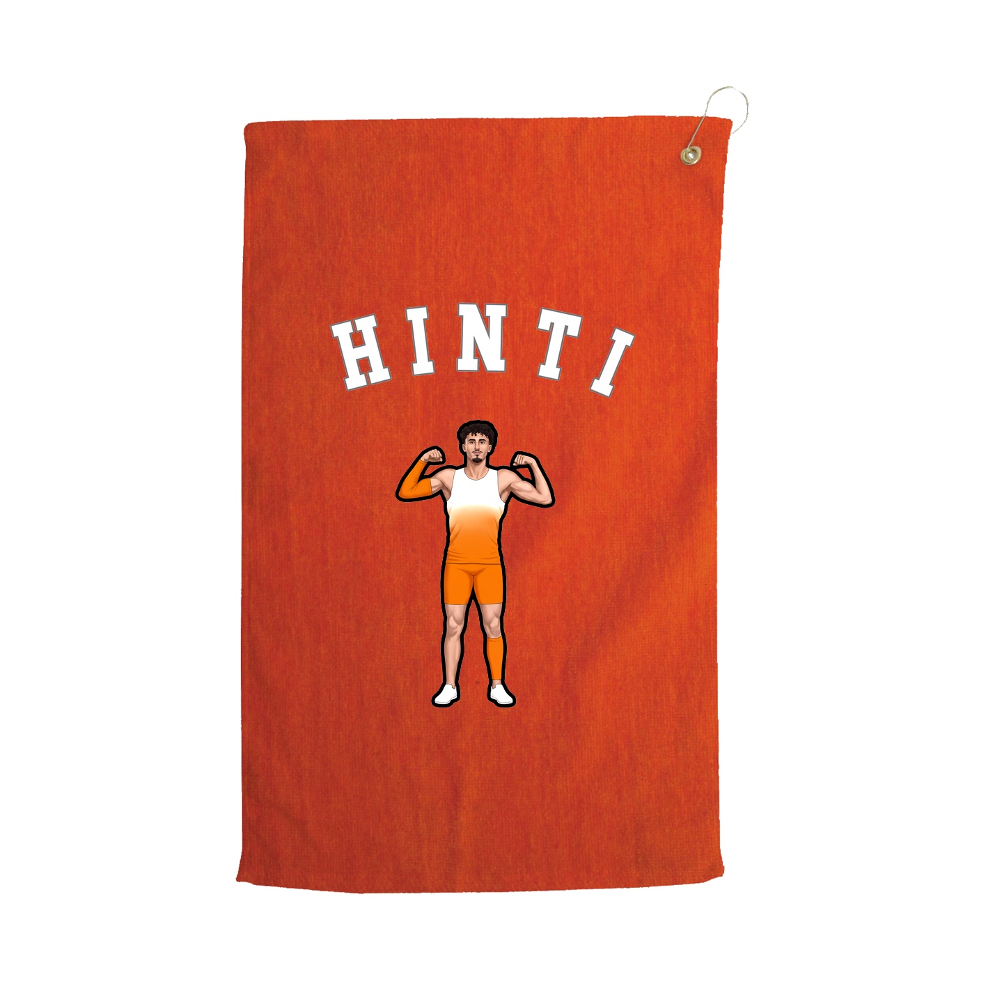 Golf Towel — Shirsey Arch in Orange