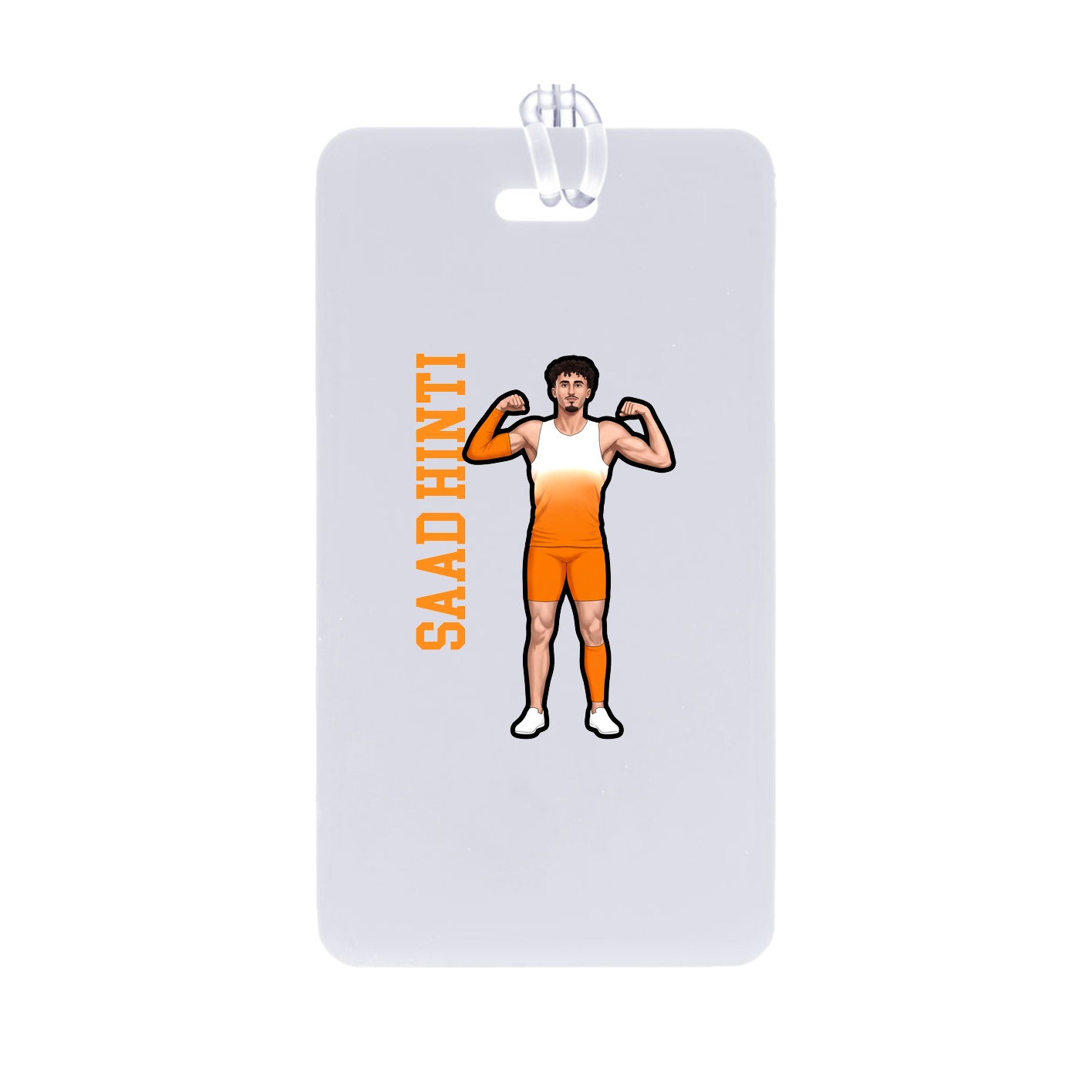 Bag Tag — Name Vertical in Classic