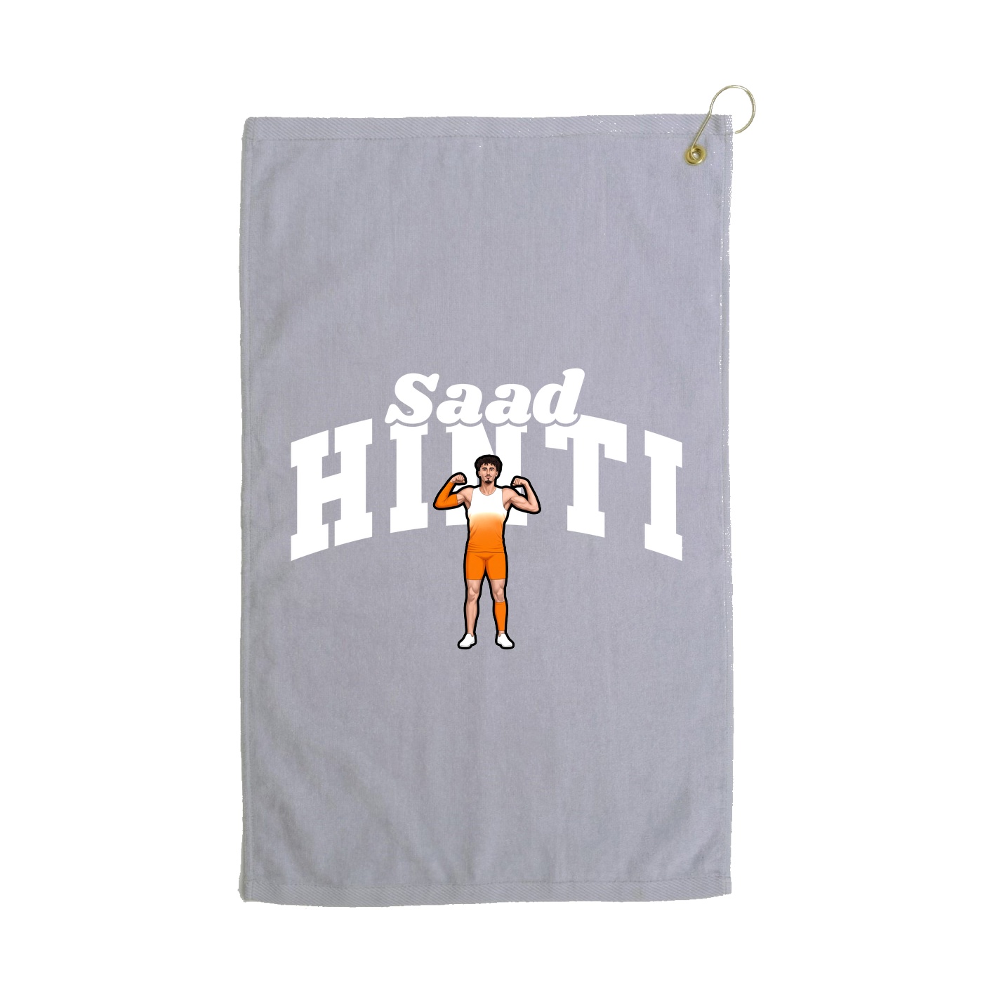 Golf Towel — Signature Arch in Grey
