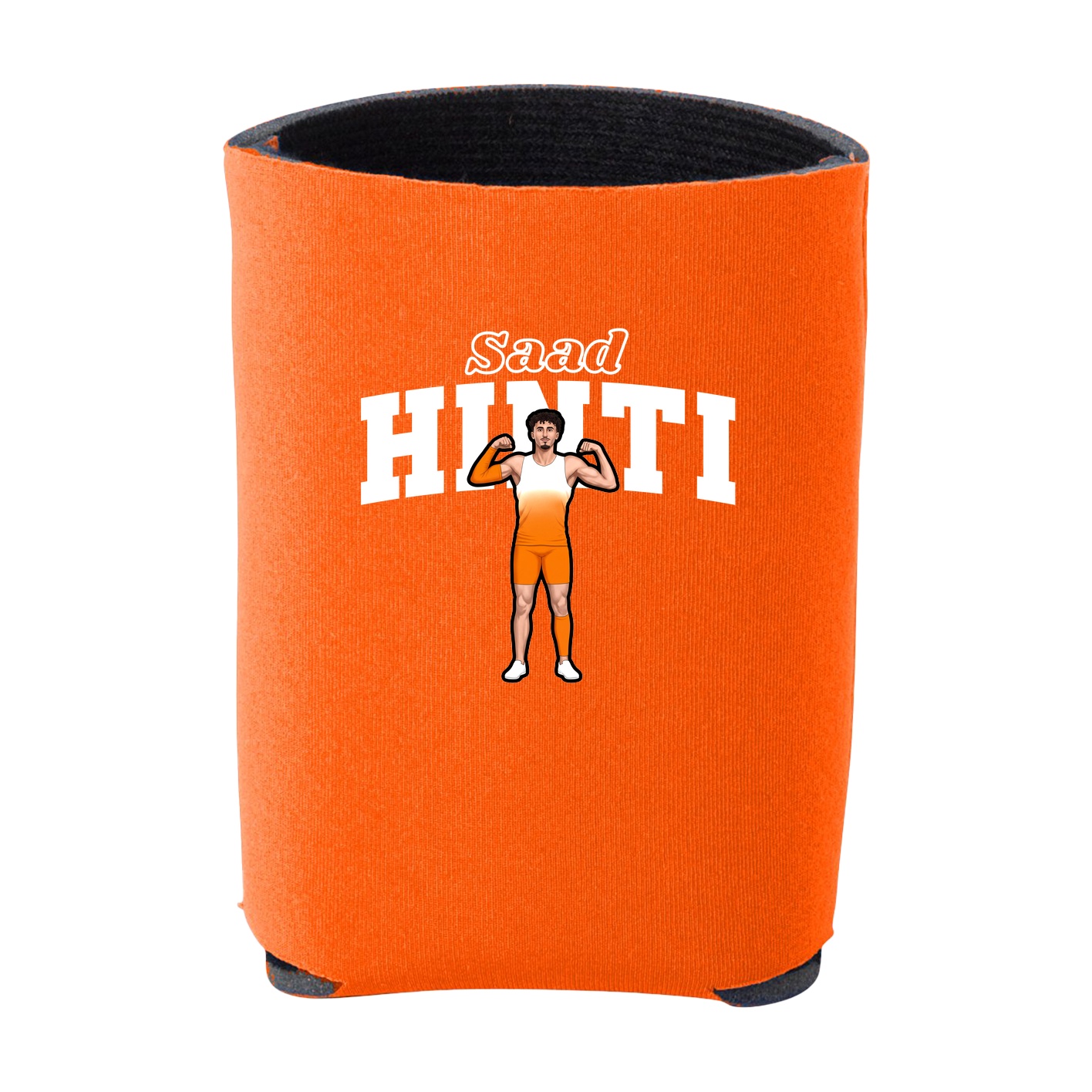 Can Holder — Name Arch in Orange