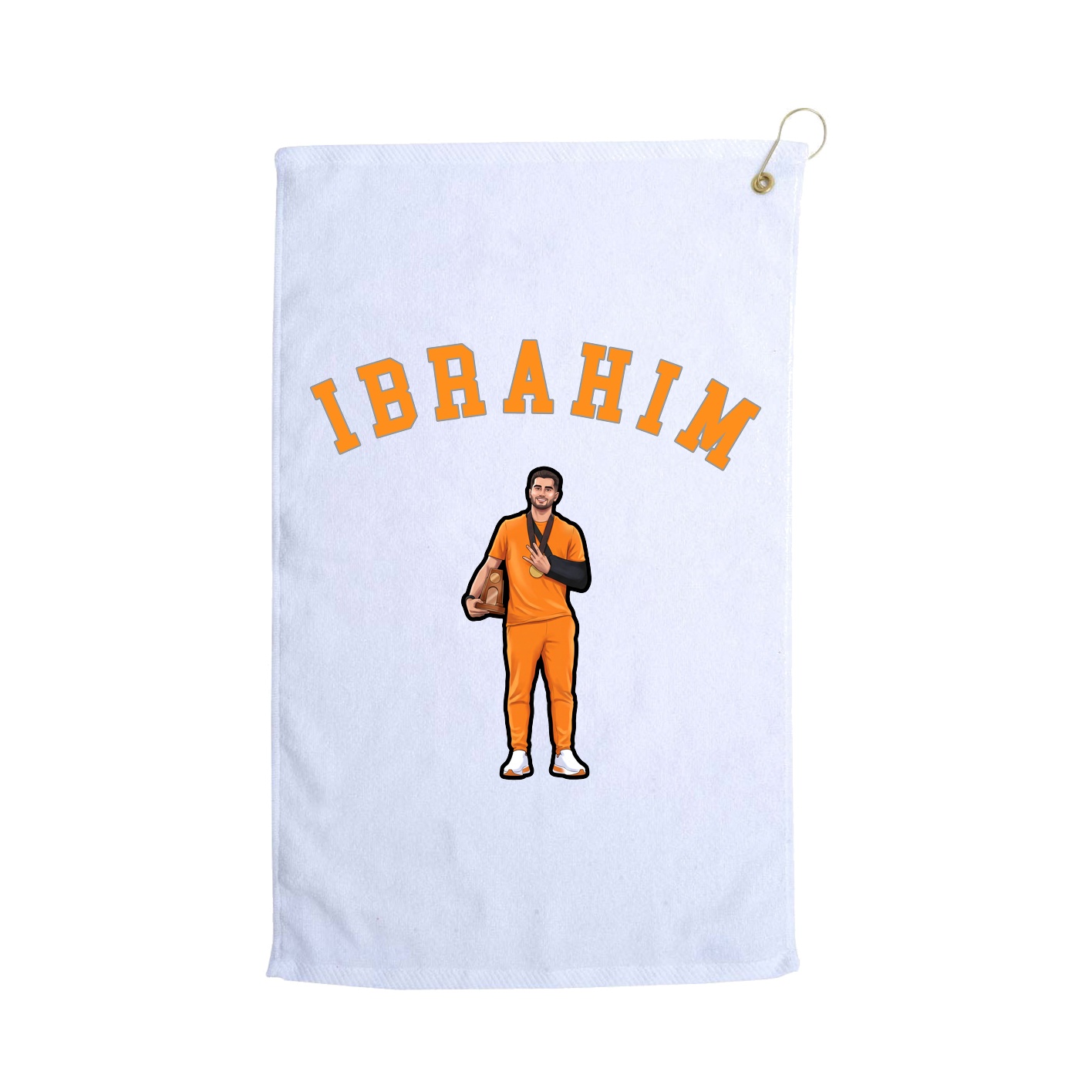 Golf Towel — Shirsey Arch in White