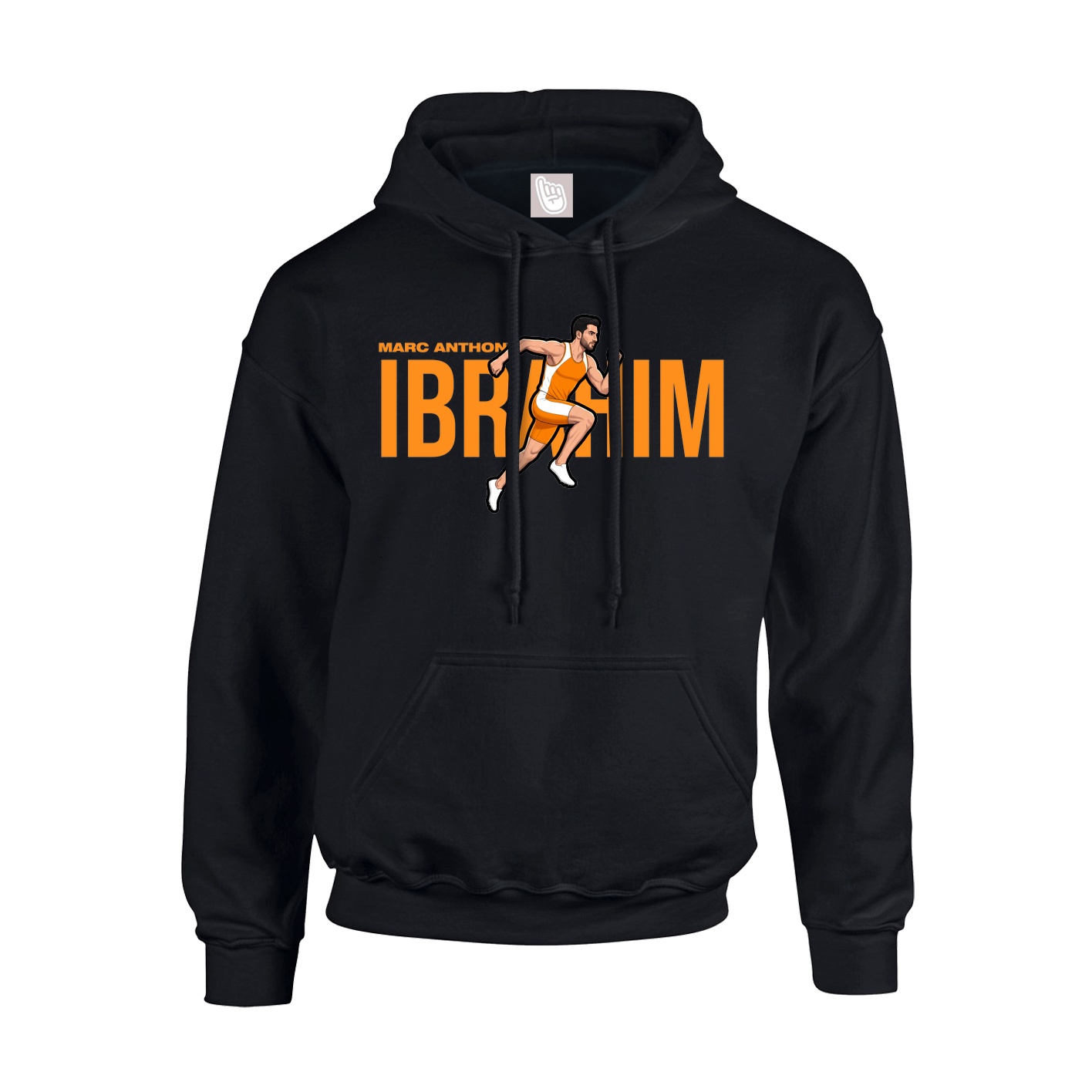 Youth Hoodie — Player Name in Black