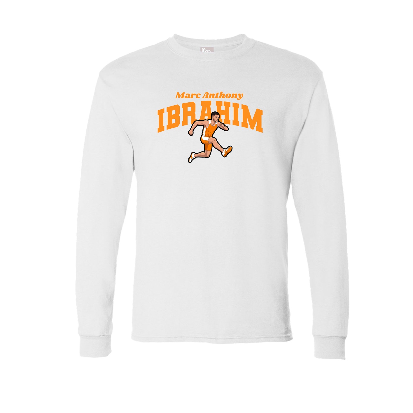 Long Sleeve Tee — Signature Arch in White