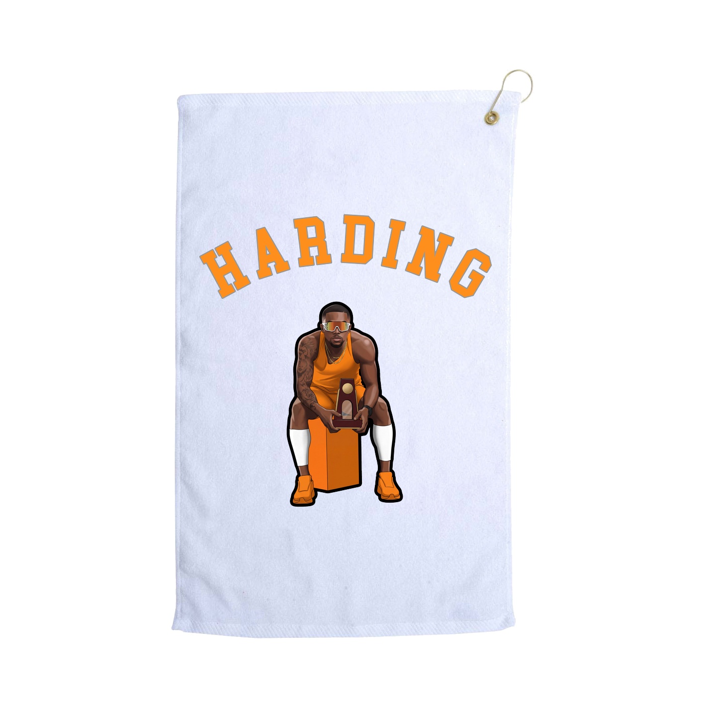 Golf Towel — Shirsey Arch in White