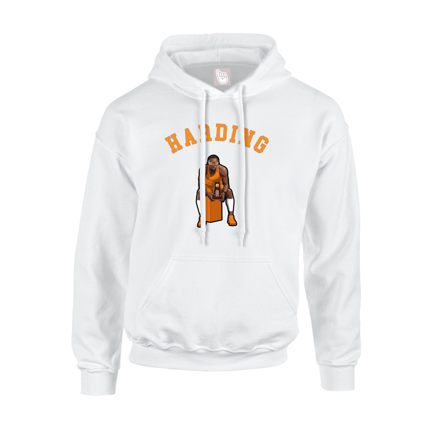 Hoodie — Shirsey Arch in White