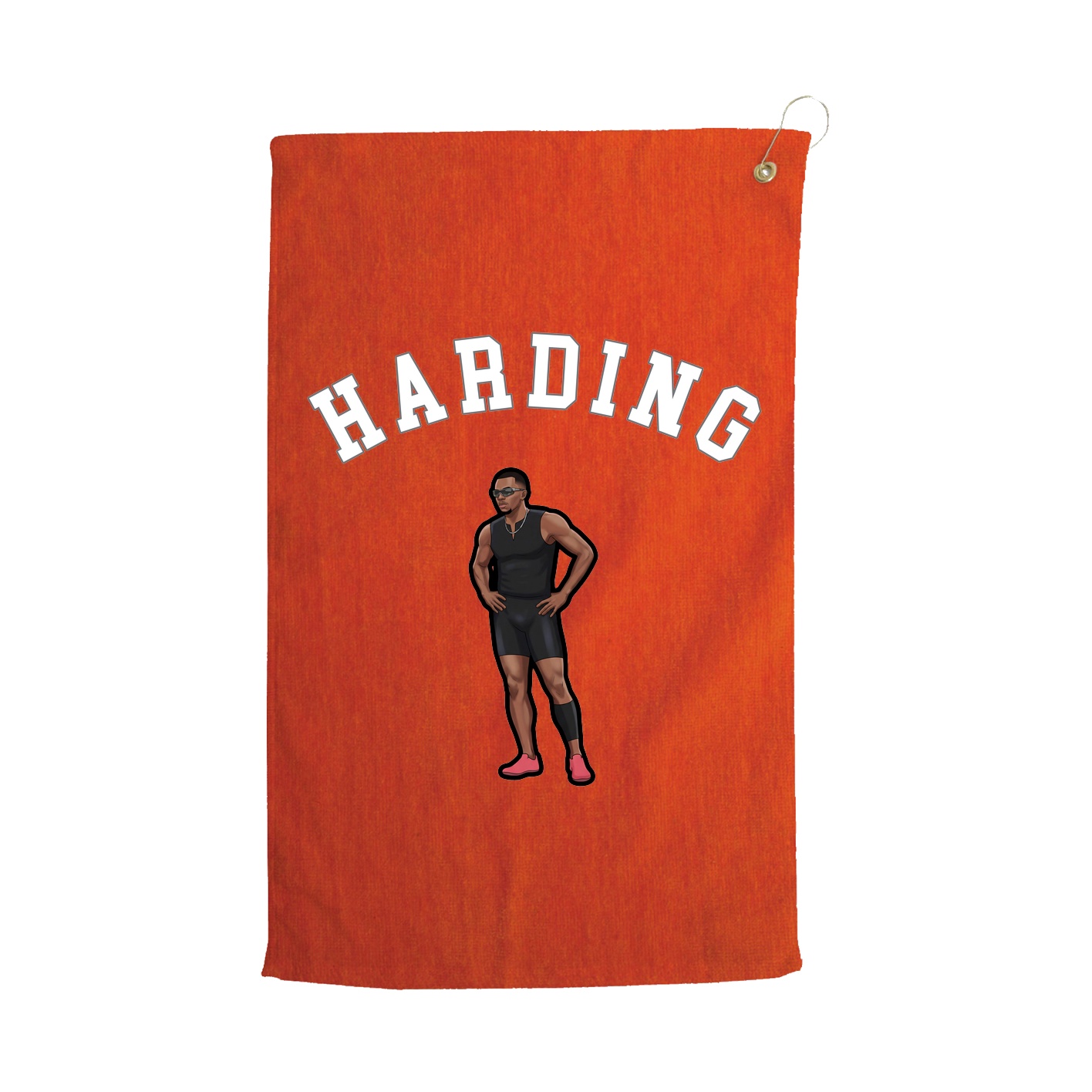Golf Towel — Shirsey Arch in Orange