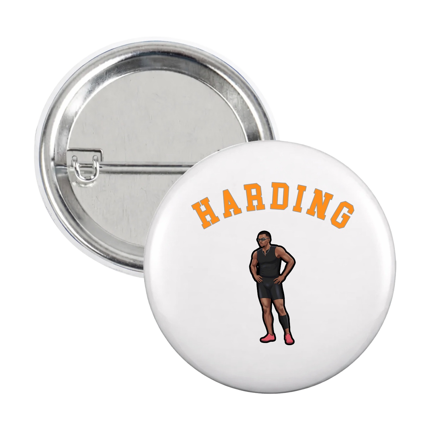 Game Day Button — Shirsey Arch in White