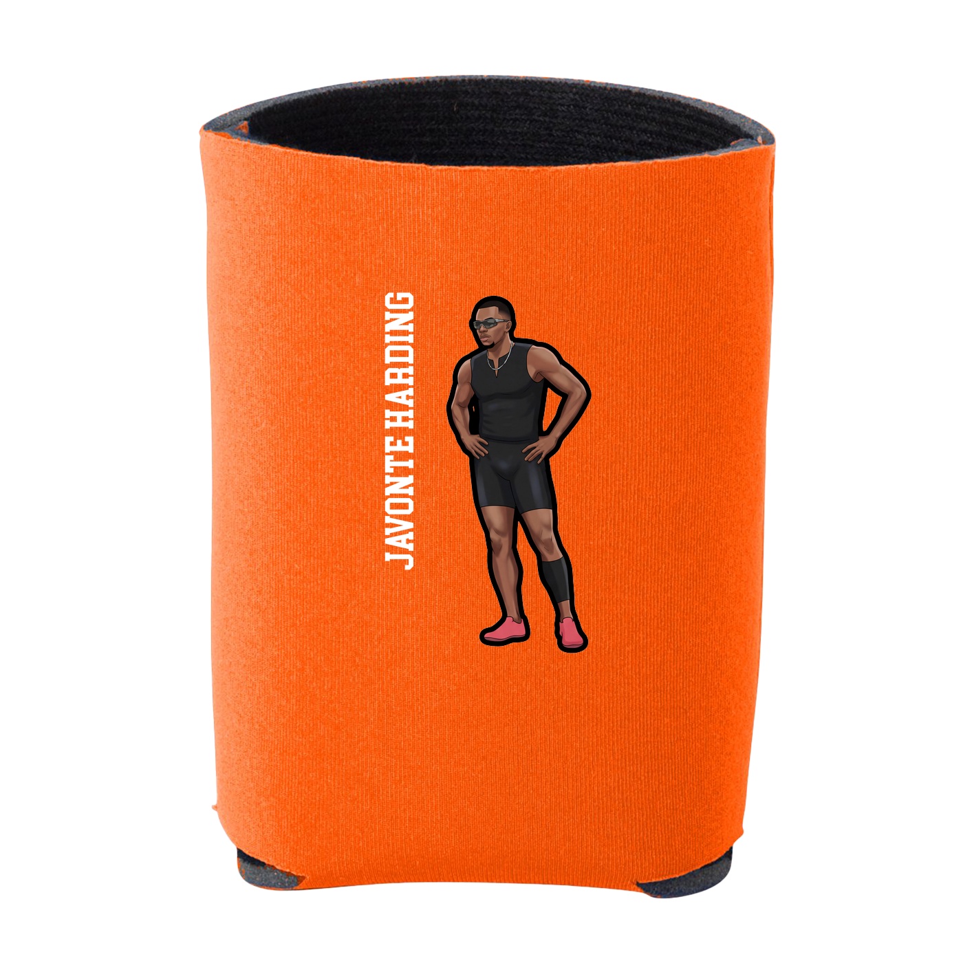 Can Holder — Name Vertical in Orange