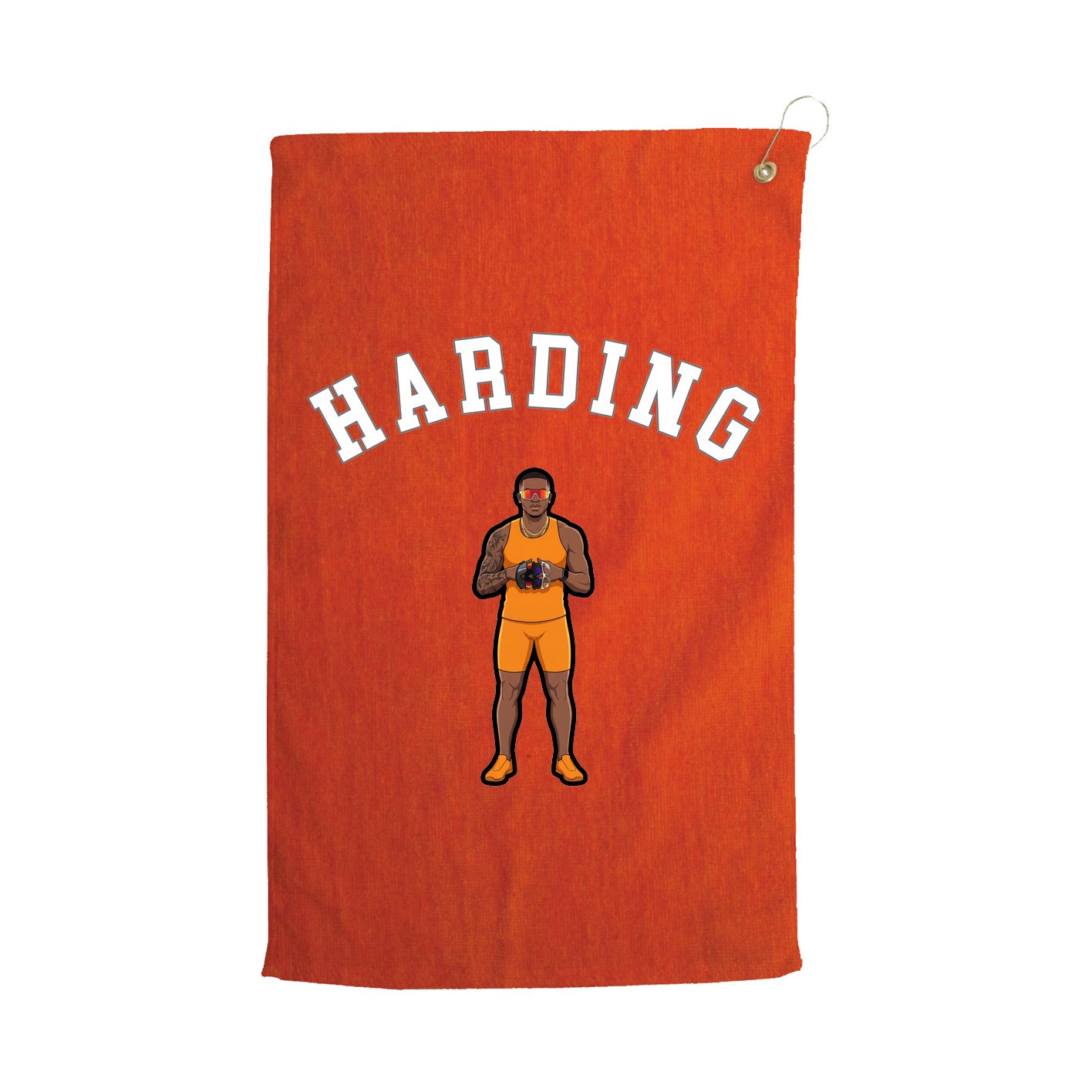Golf Towel — Shirsey Arch in Orange