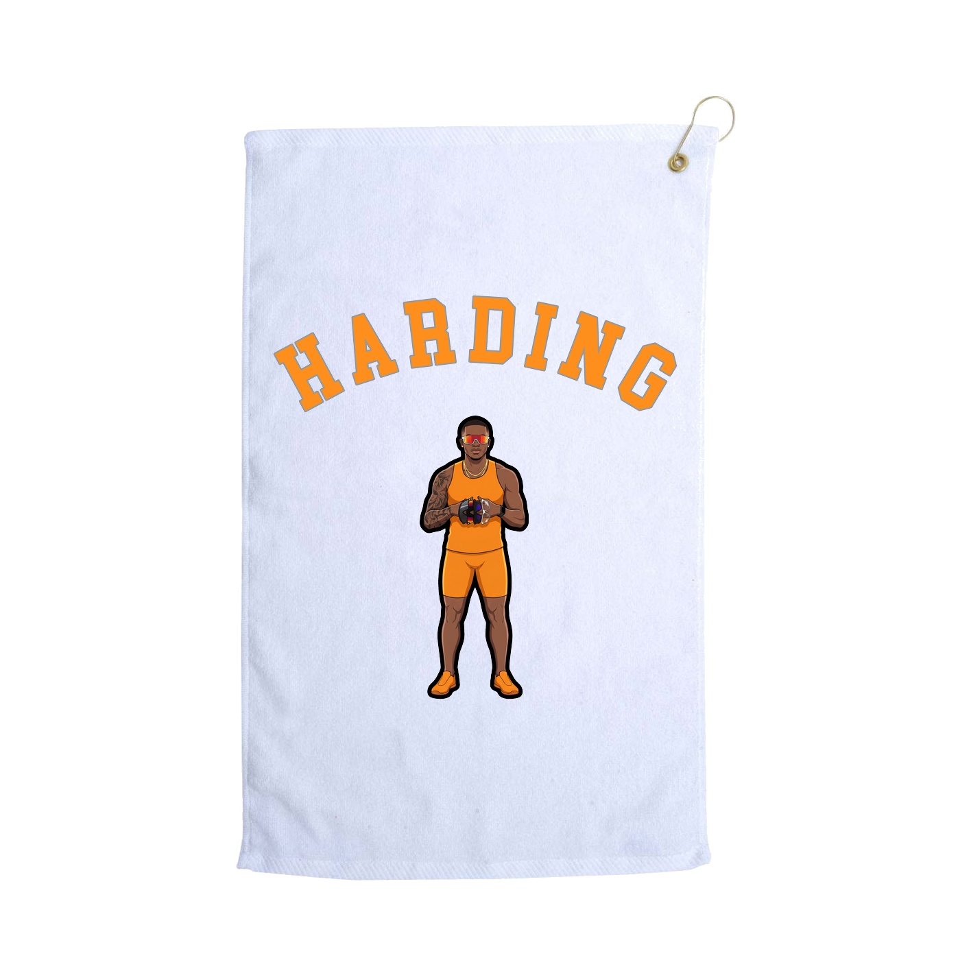 Golf Towel — Shirsey Arch in White