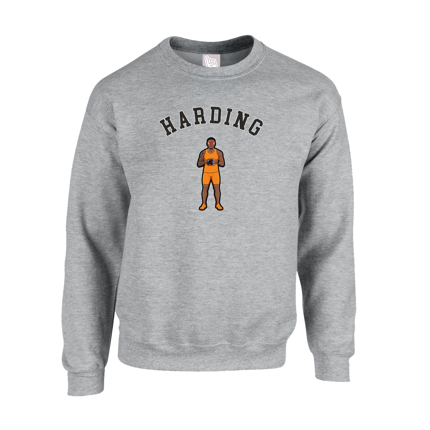 Fleece Crew — Shirsey Arch in Grey