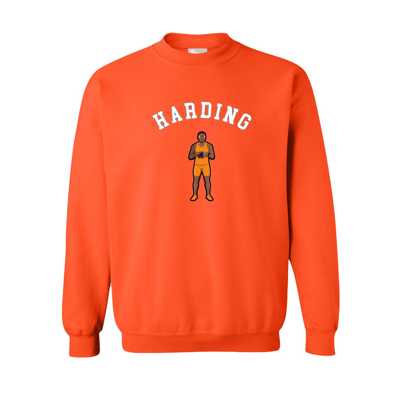 Fleece Crew — Shirsey Arch in Orange