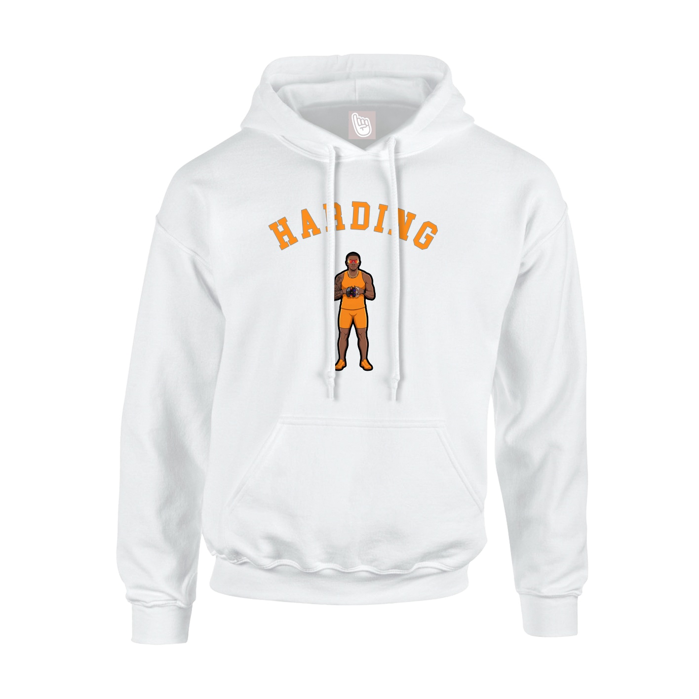 Youth Hoodie — Shirsey Arch in White