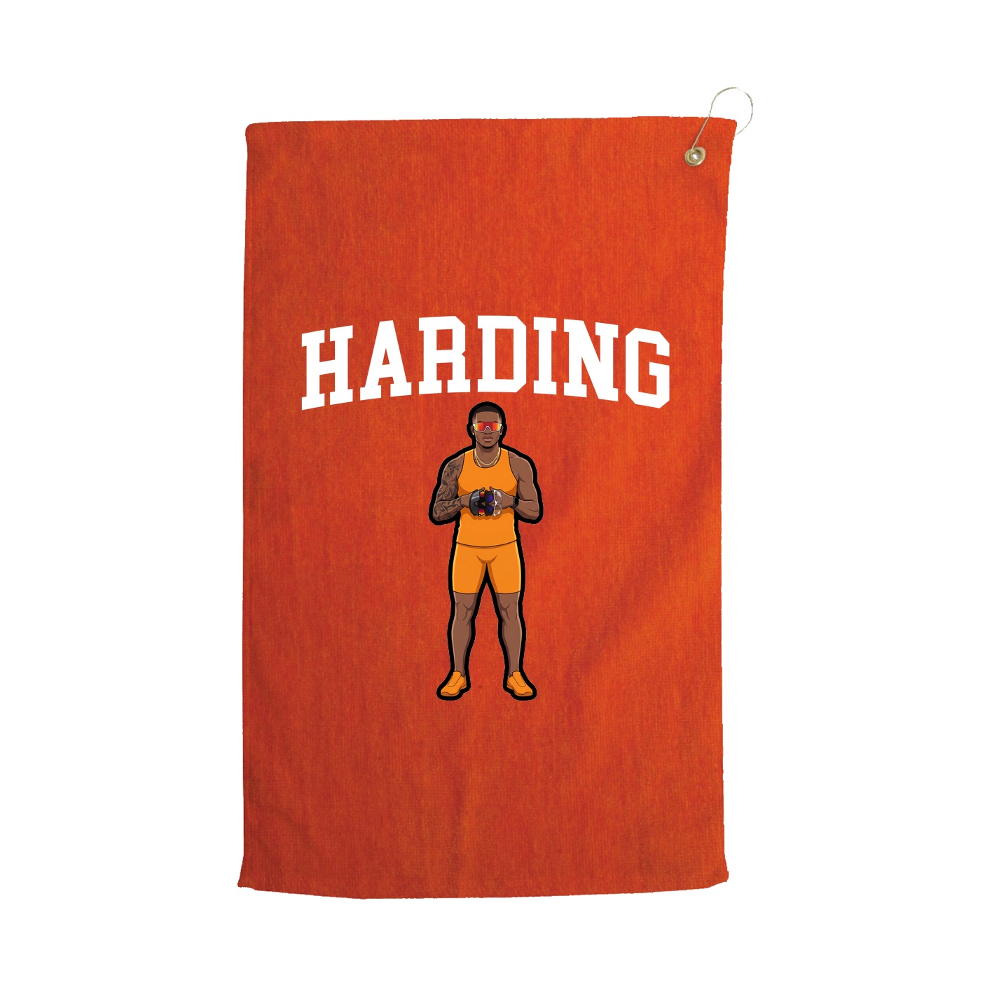 Golf Towel — Shirsey in Orange