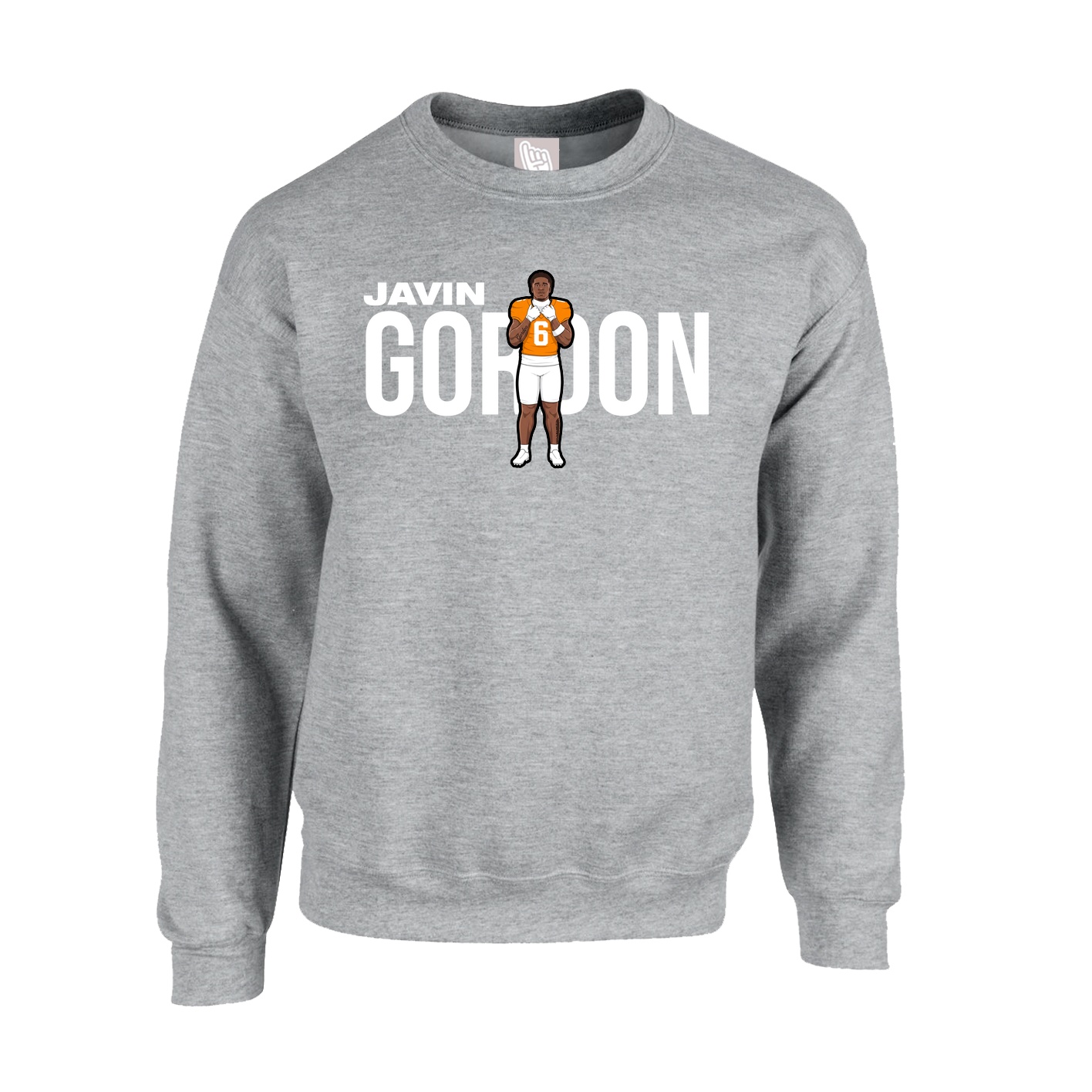 Fleece Crew — Player Name in Grey