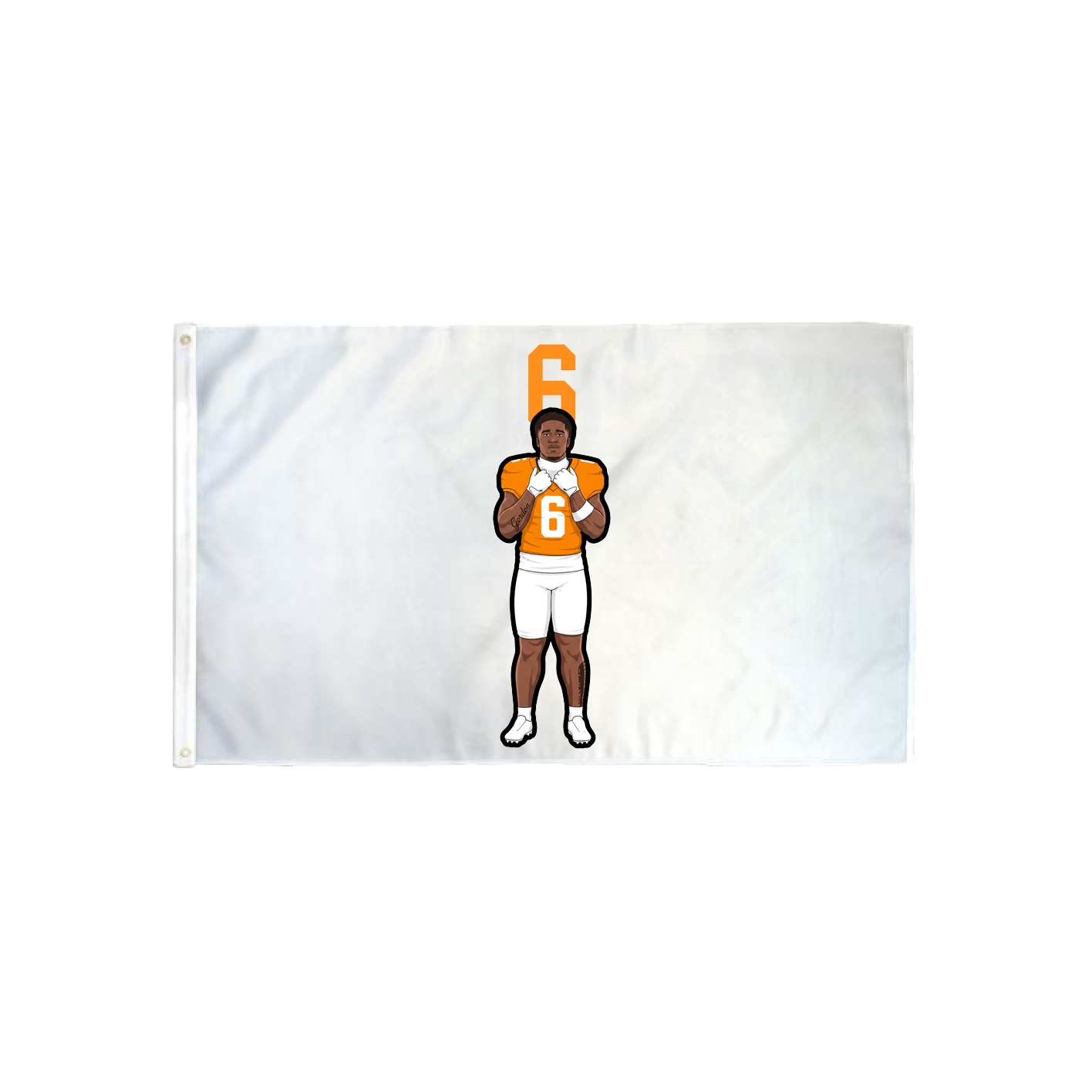 3x5 Flag — Number Top in Classic