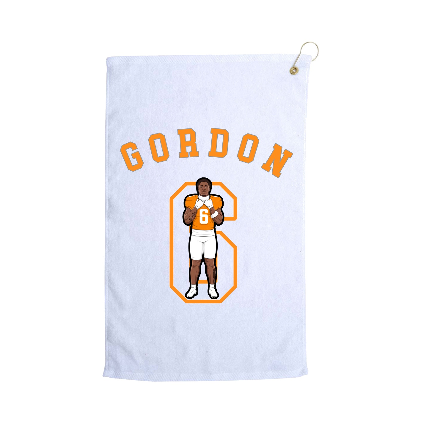 Golf Towel — Shirsey Arch in White