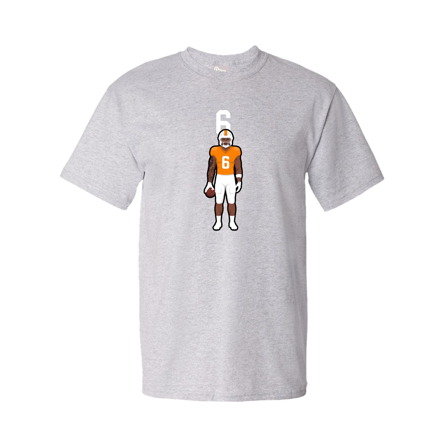 Tee — Number Top in Grey