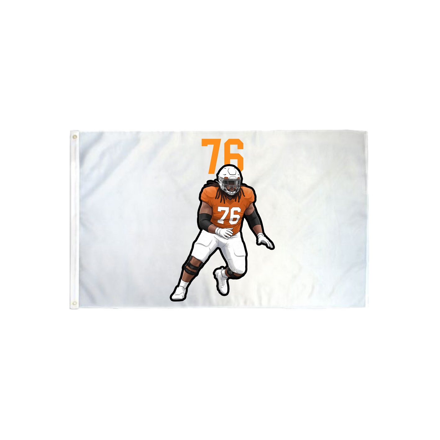 3x5 Flag — Number Top in Classic