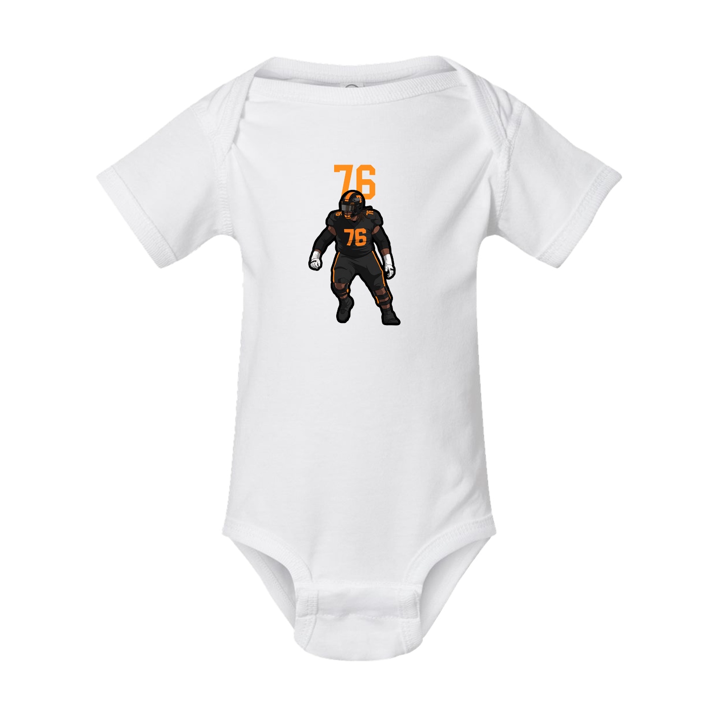 Baby Onesie — Number Top in White