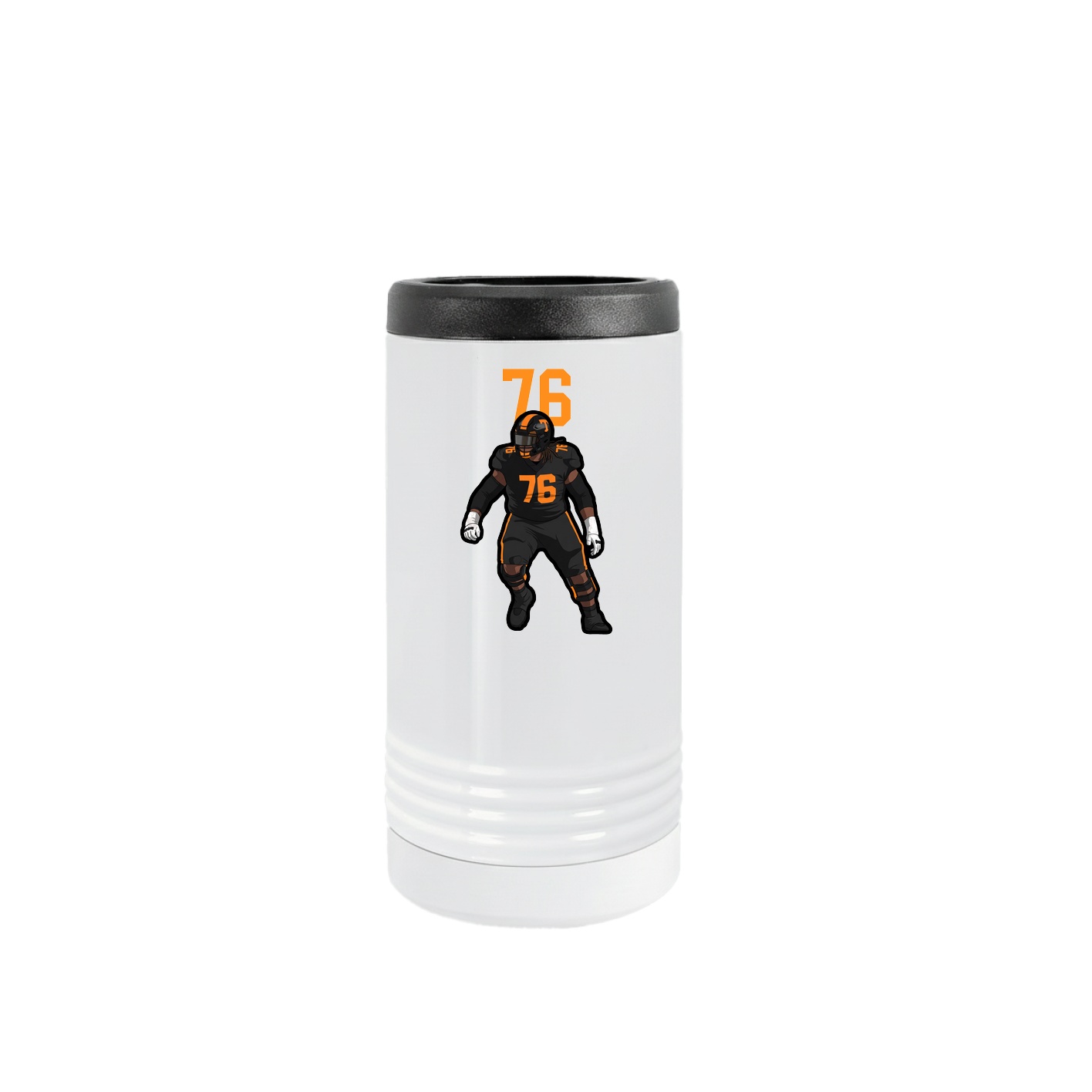 Slim Beverage Holder — Number Top in White