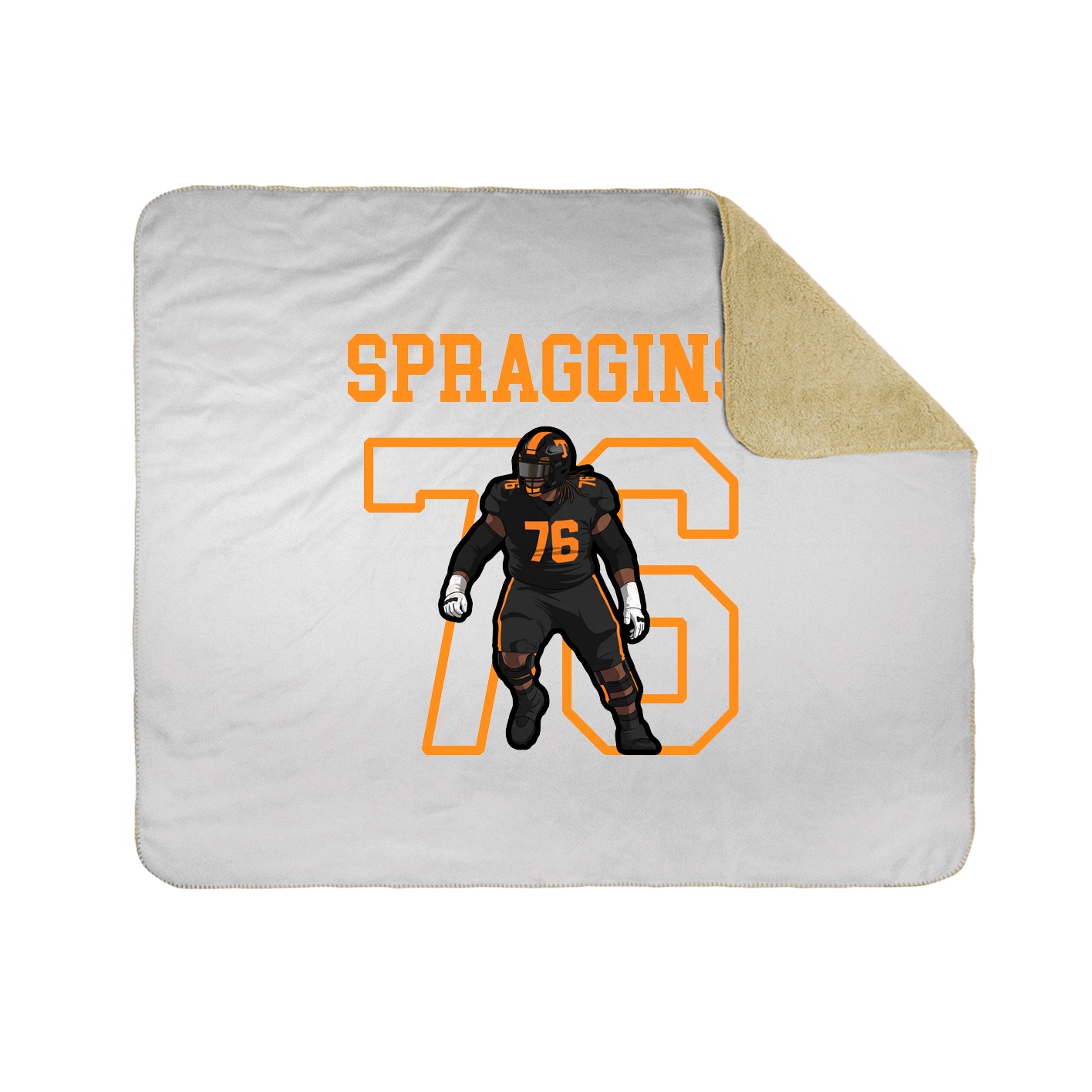 Throw Blanket — Shirsey in White