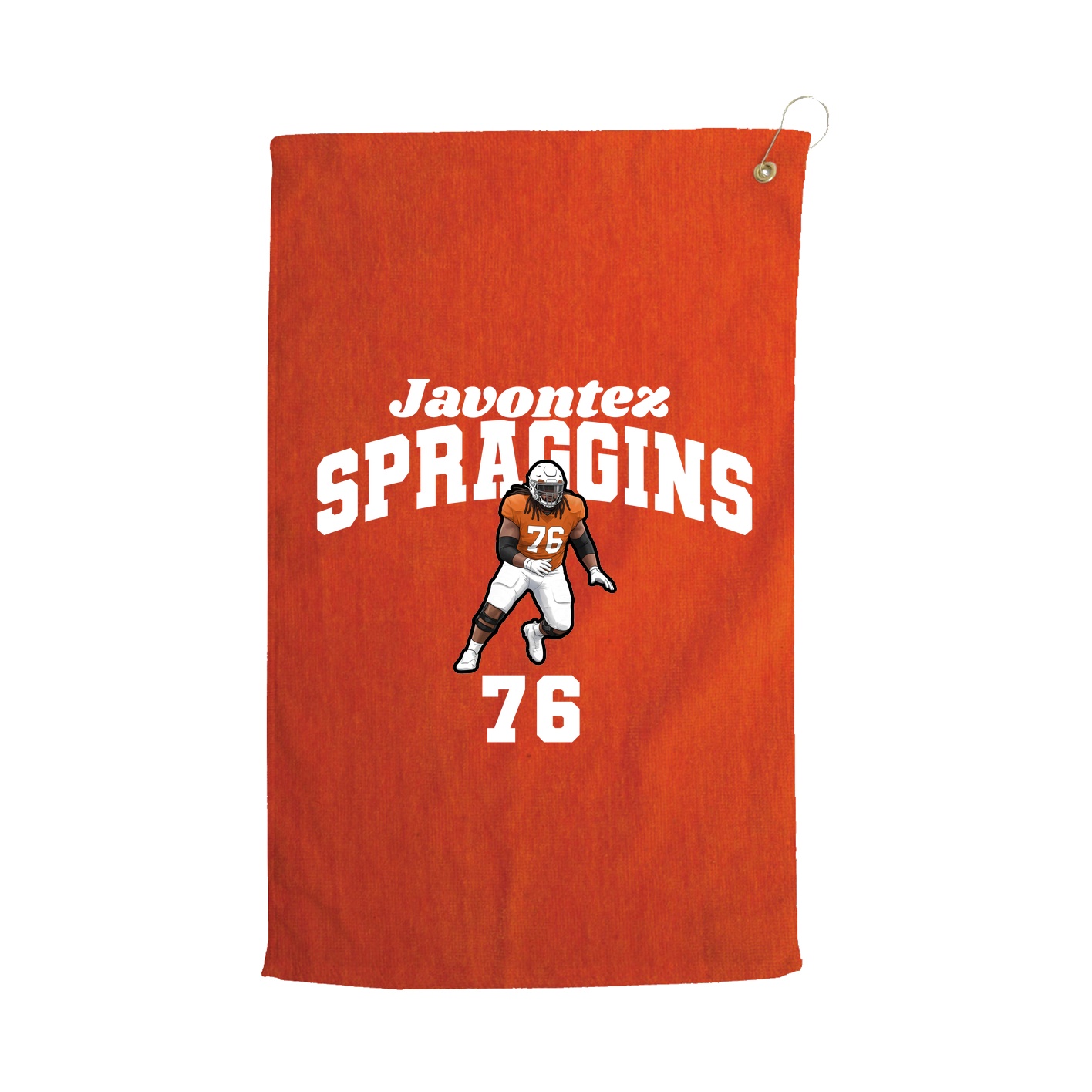 Golf Towel — Signature Arch in Orange