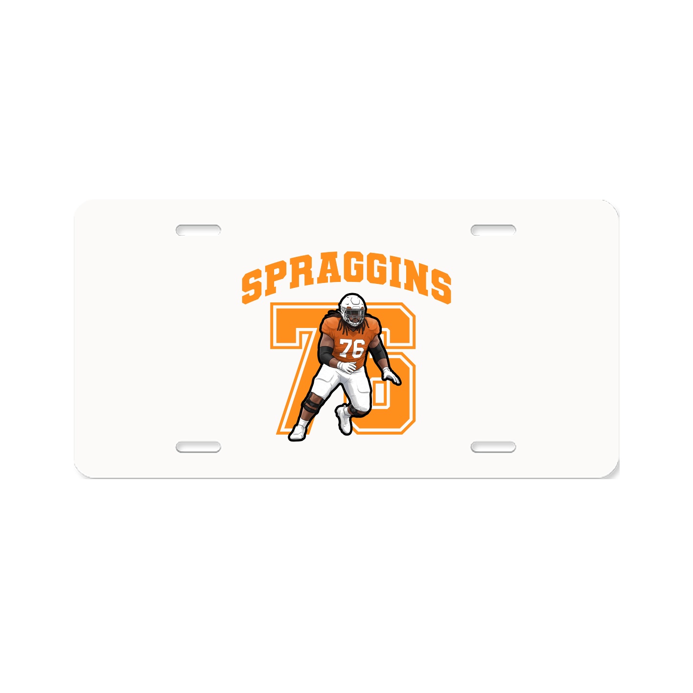 License Plate — Number in Classic