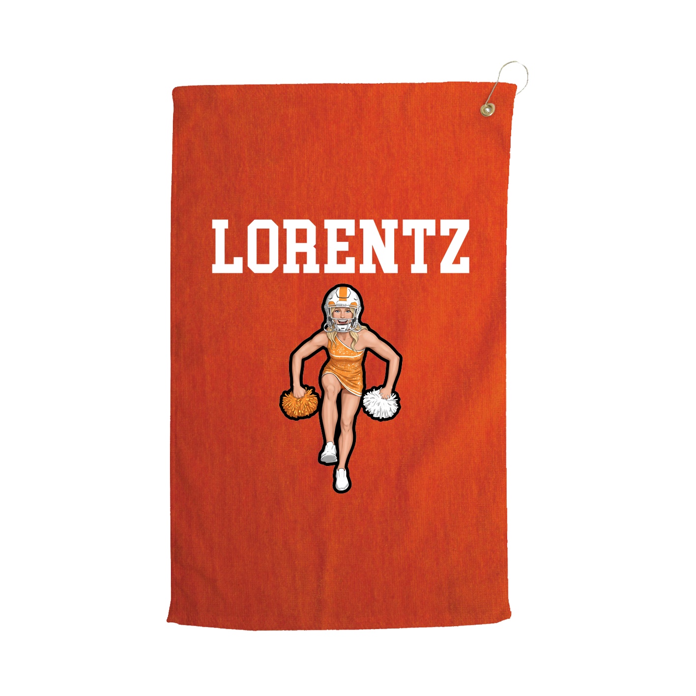 Golf Towel — Shirsey in Orange