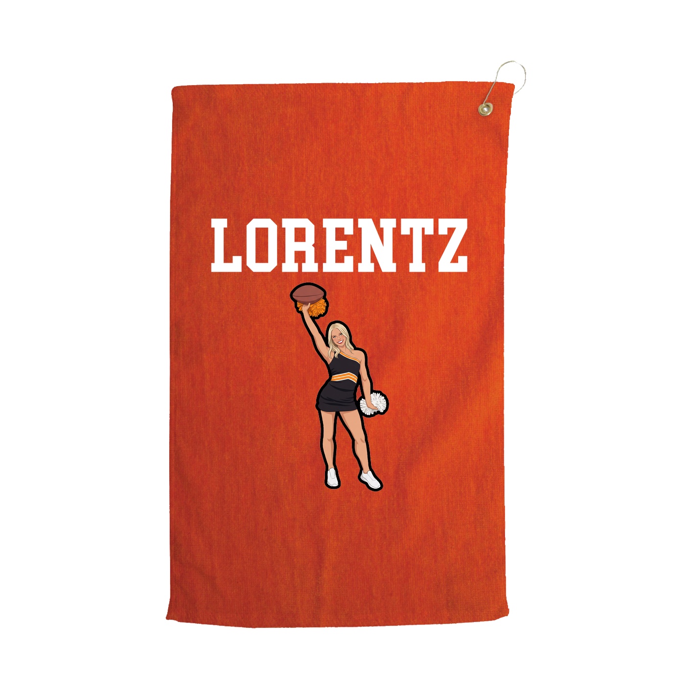 Golf Towel — Shirsey in Orange