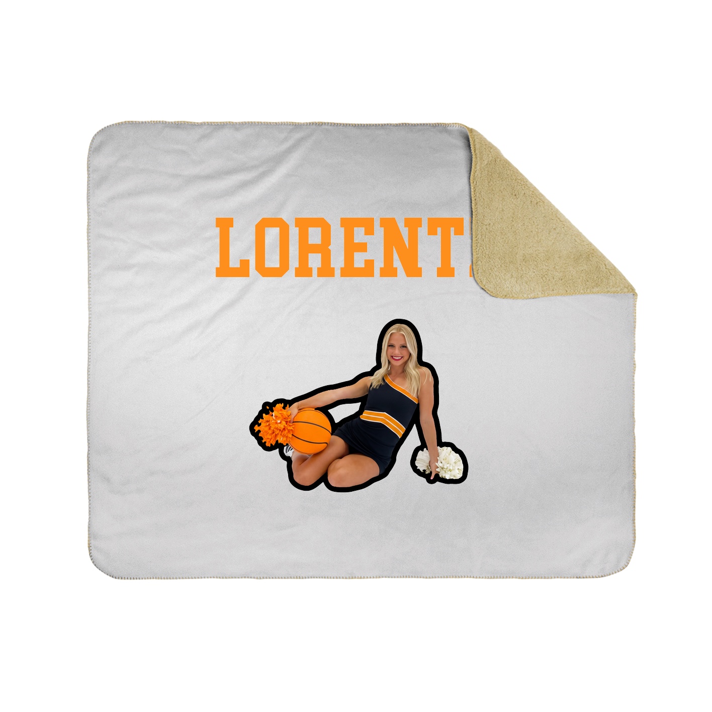 Throw Blanket — Shirsey in White