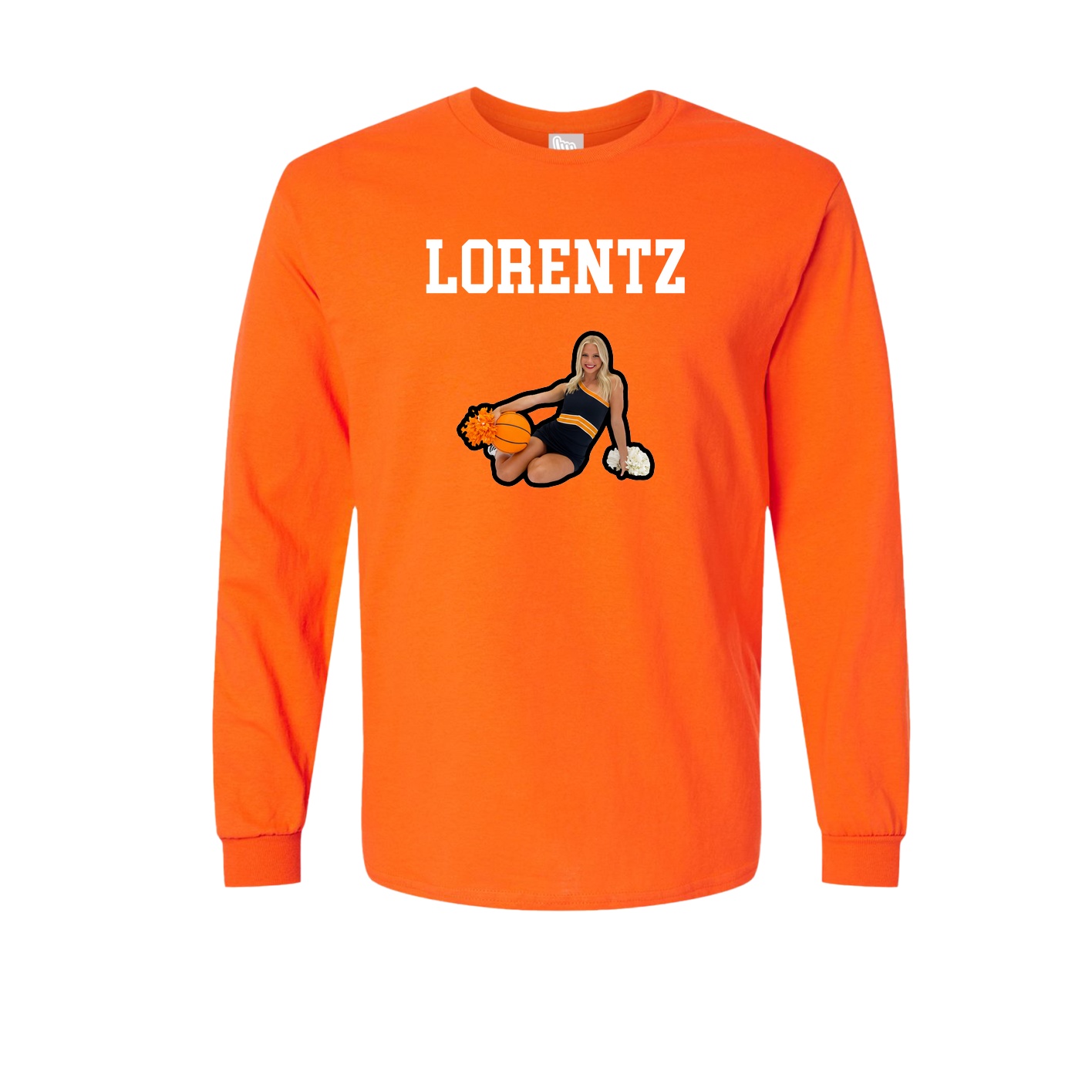 Long Sleeve Tee — Shirsey in Orange