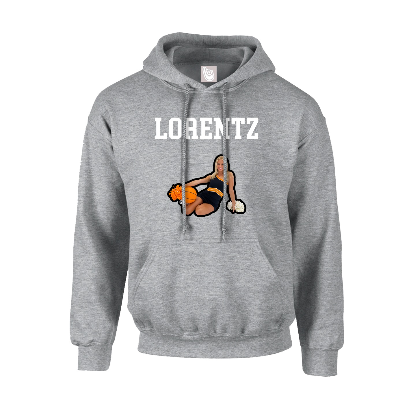 Hoodie — Shirsey in Grey
