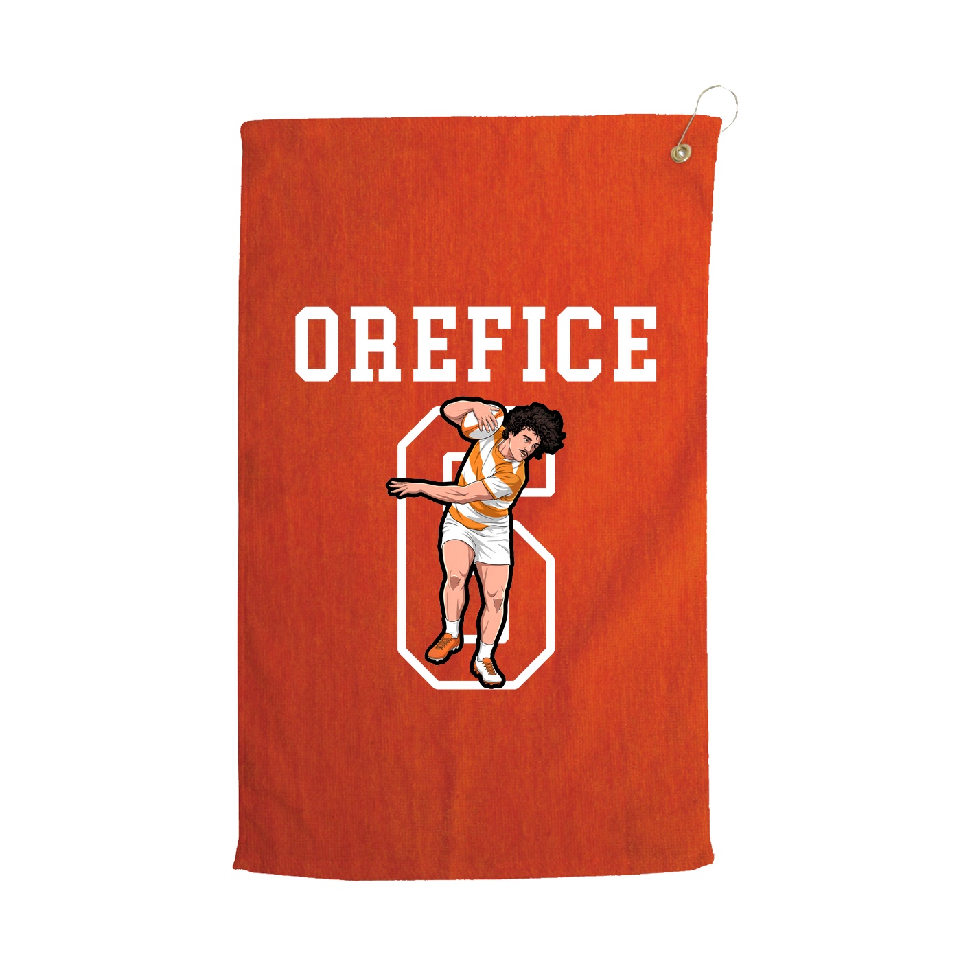 Golf Towel — Shirsey in Orange