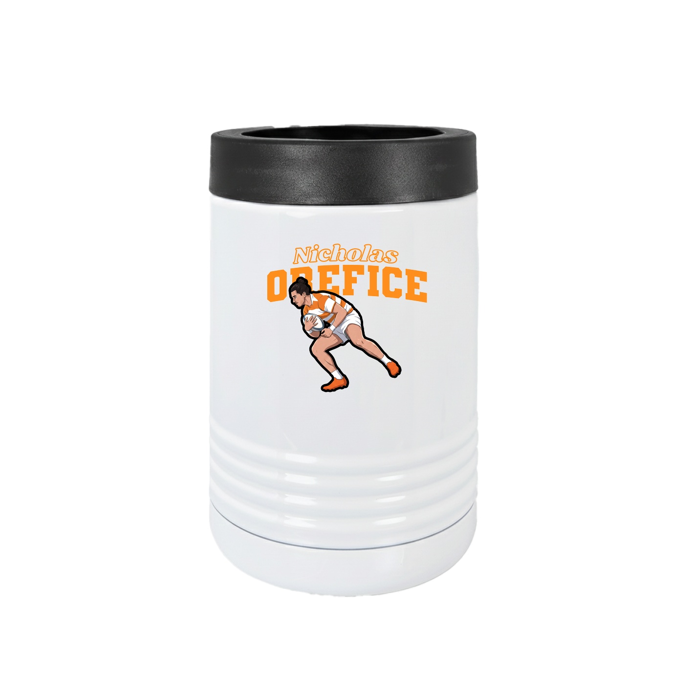 Beverage Holder — Name Arch in White