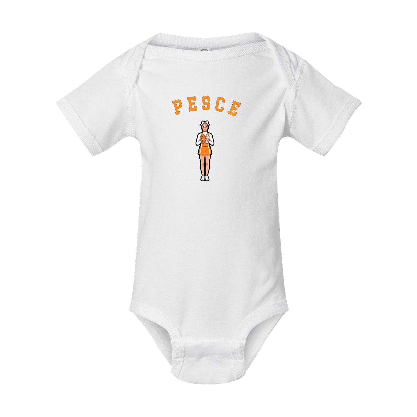 Baby Onesie — Shirsey Arch in White