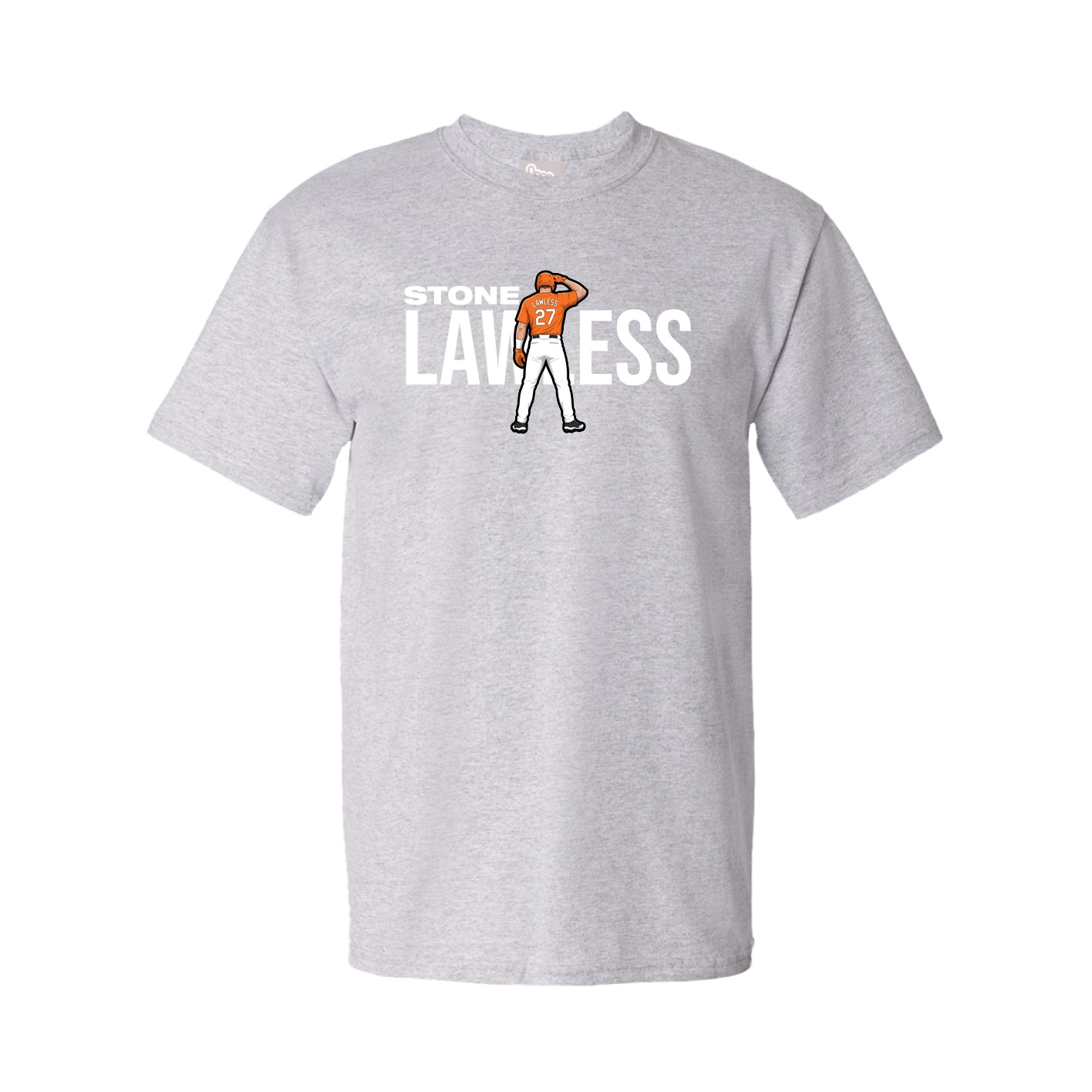 Youth Tee — Player Name in Grey