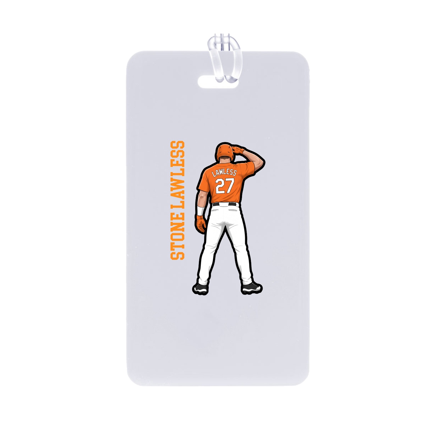 Bag Tag — Name Vertical in Classic