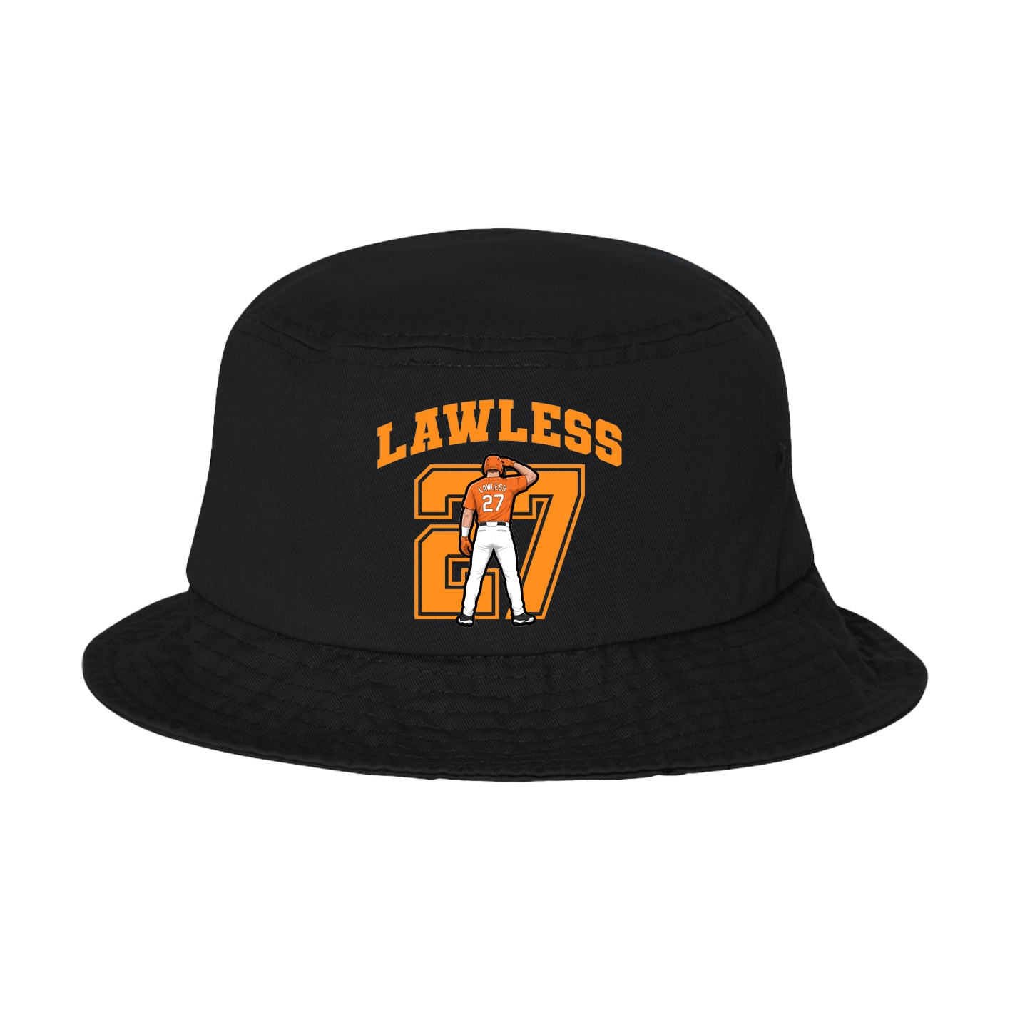 Bucket Cap — Number in Black