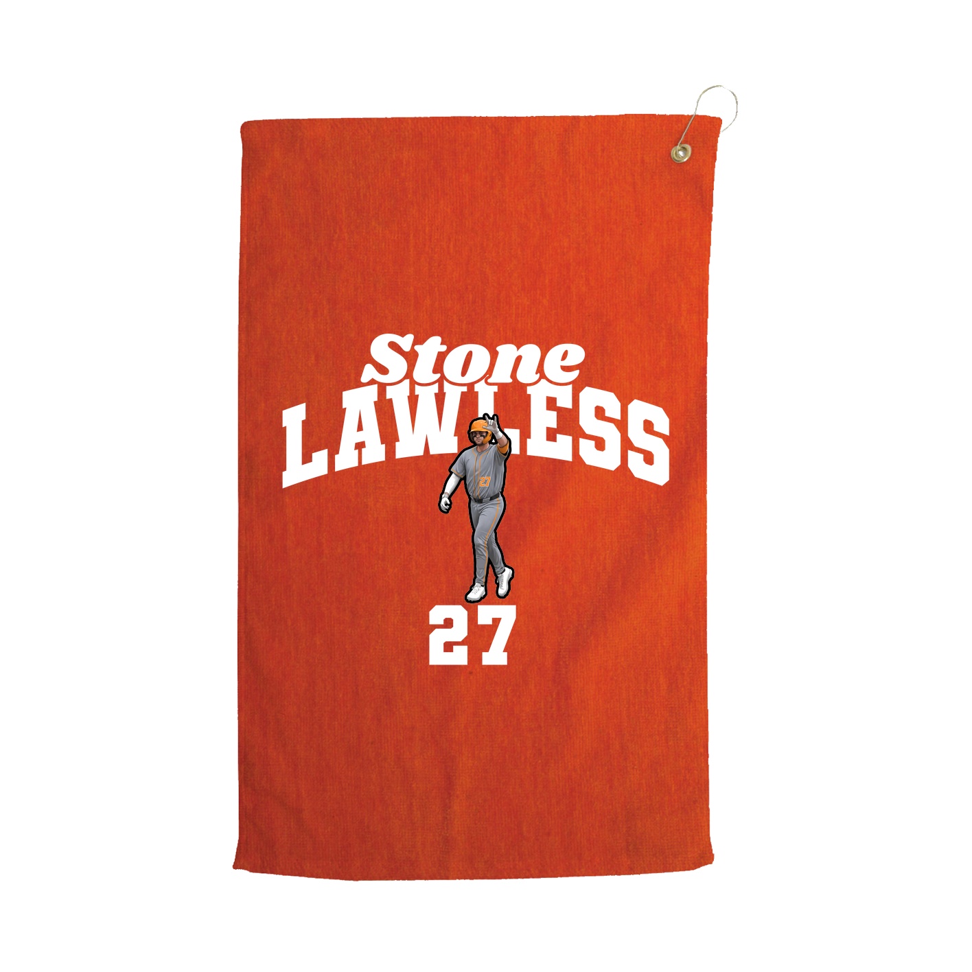 Golf Towel — Signature Arch in Orange