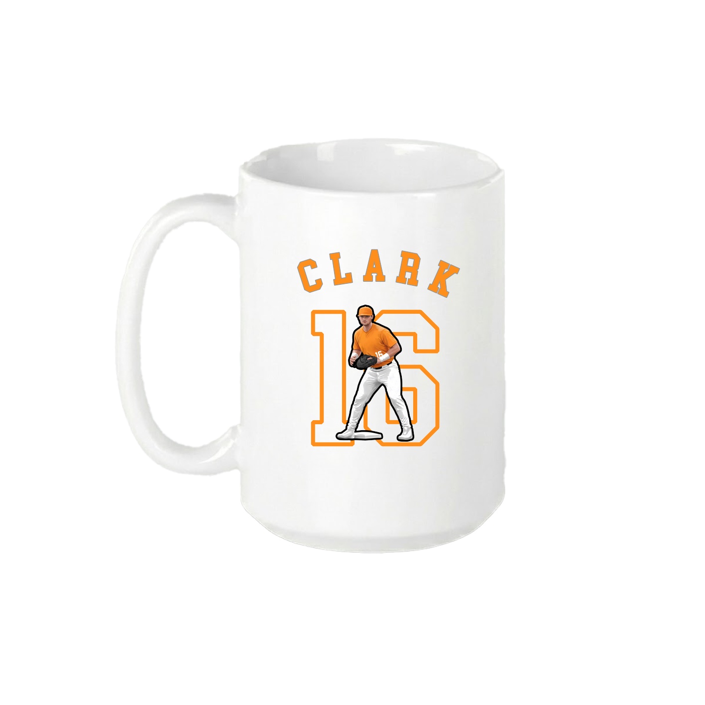 15oz Coffee Mug — Shirsey Arch in White