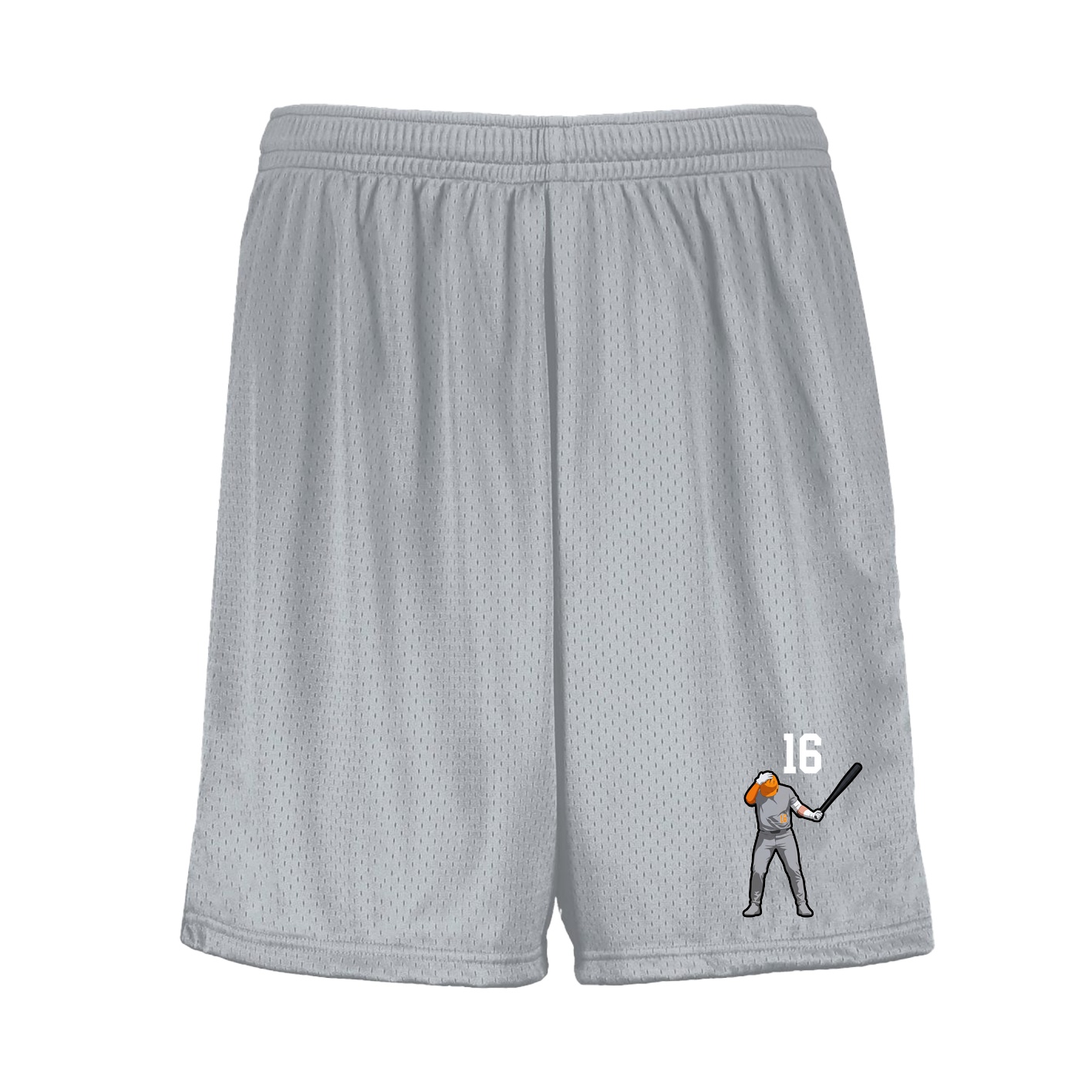 Shorts — Number Top in Silver