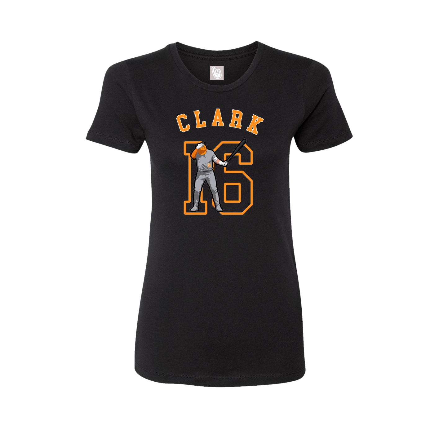 Fitted Women's Tee — Shirsey Arch in Black