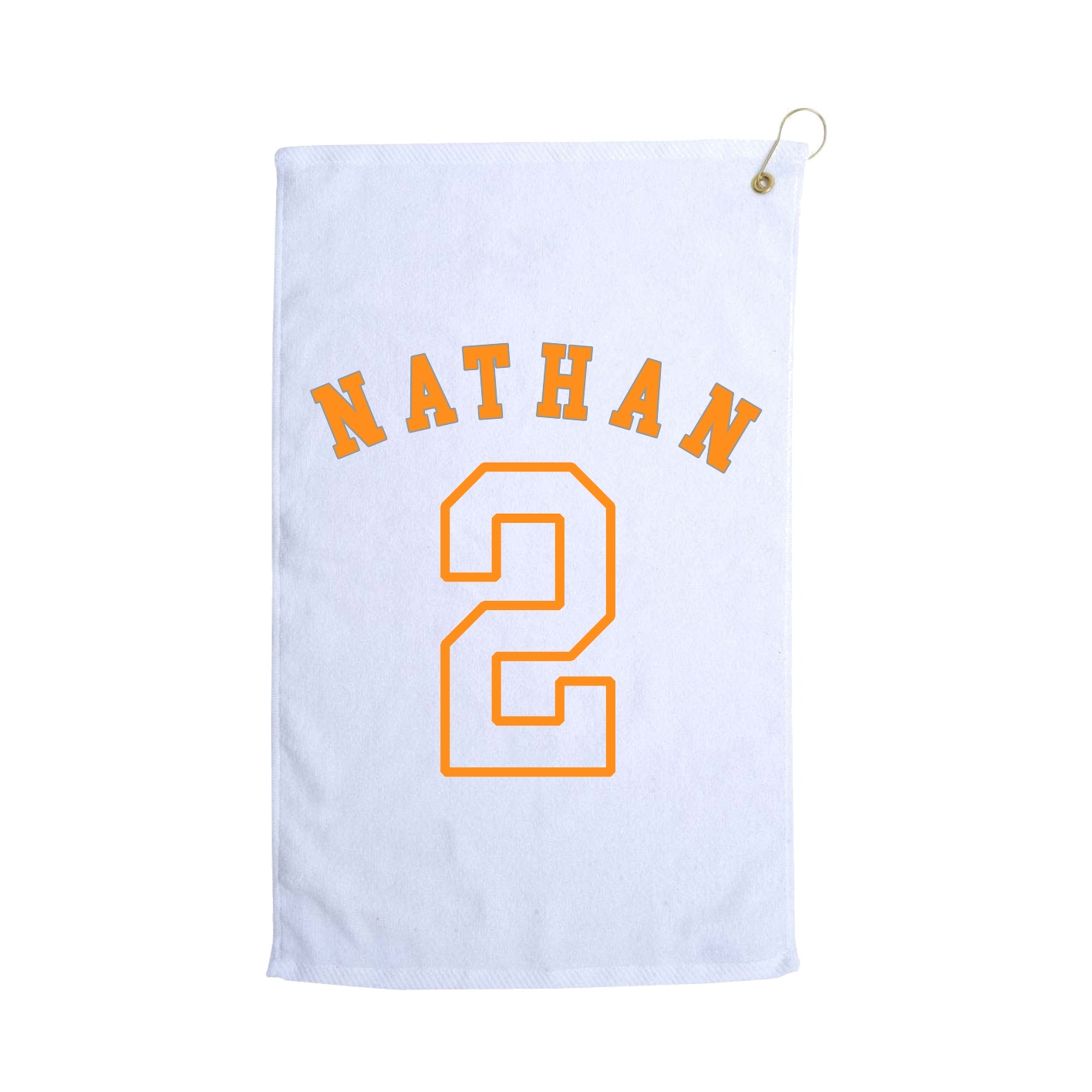 Golf Towel — Shirsey Arch in White