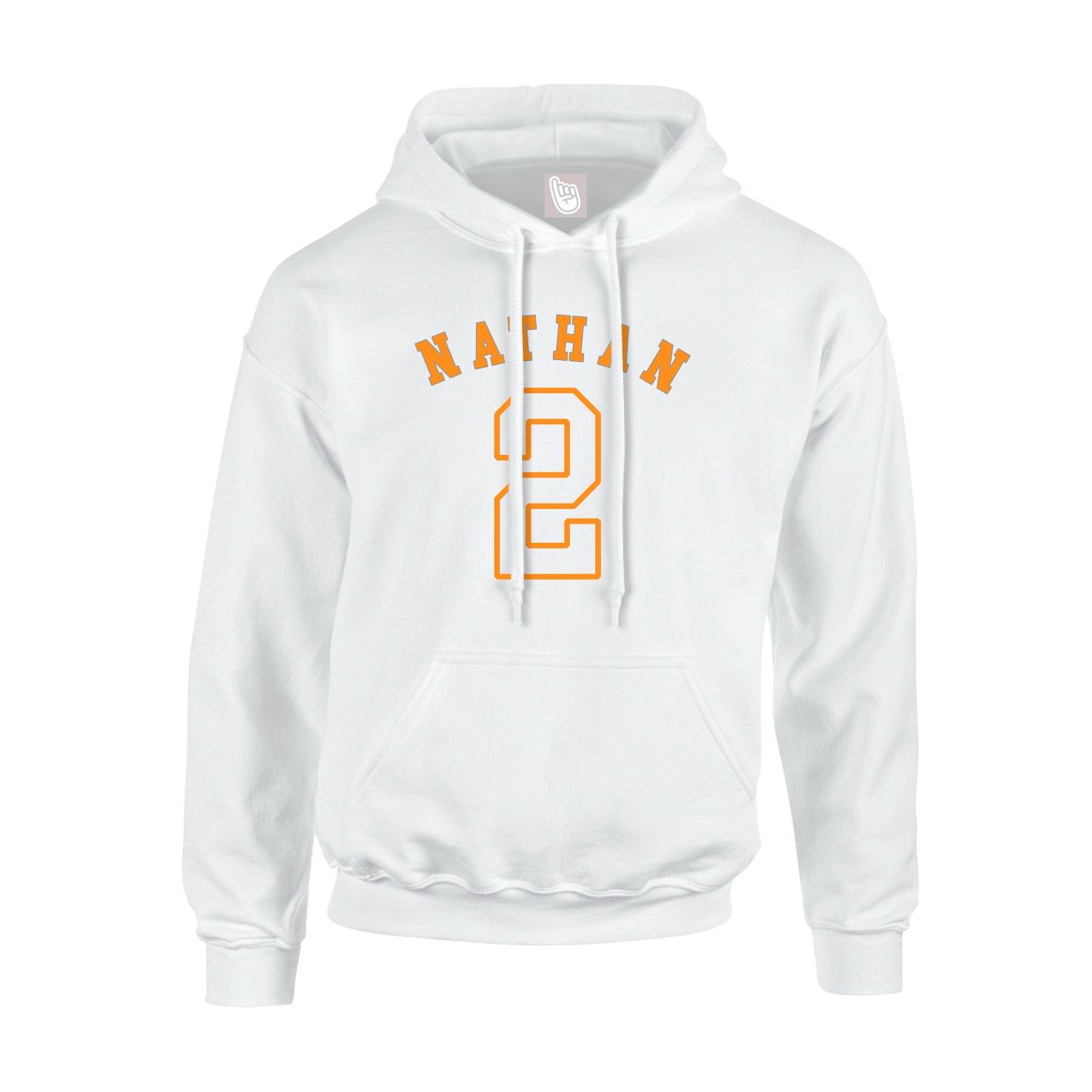 Hoodie — Shirsey Arch in White