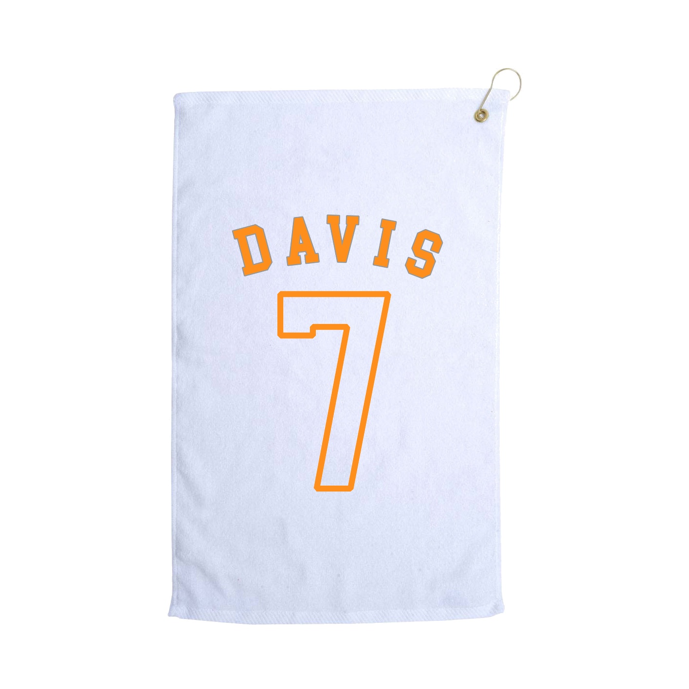 Golf Towel — Shirsey Arch in White