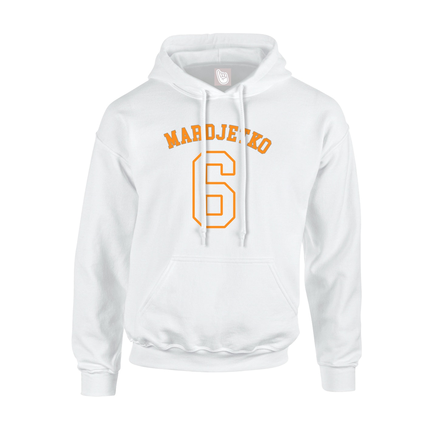 Hoodie — Shirsey Arch in White